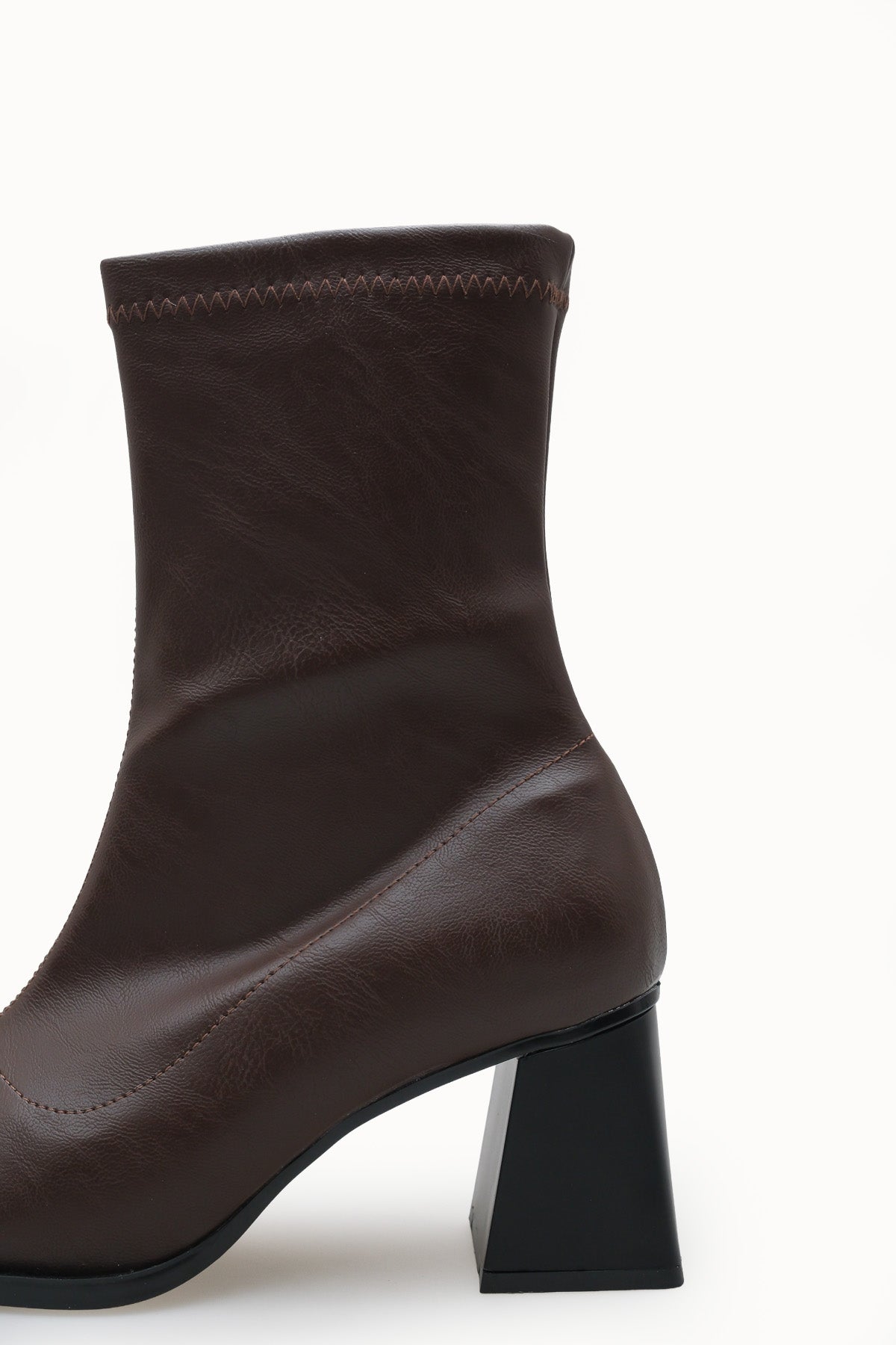 Riccon Kadın Topuklu Bot 00122100 Kahverengi Cilt