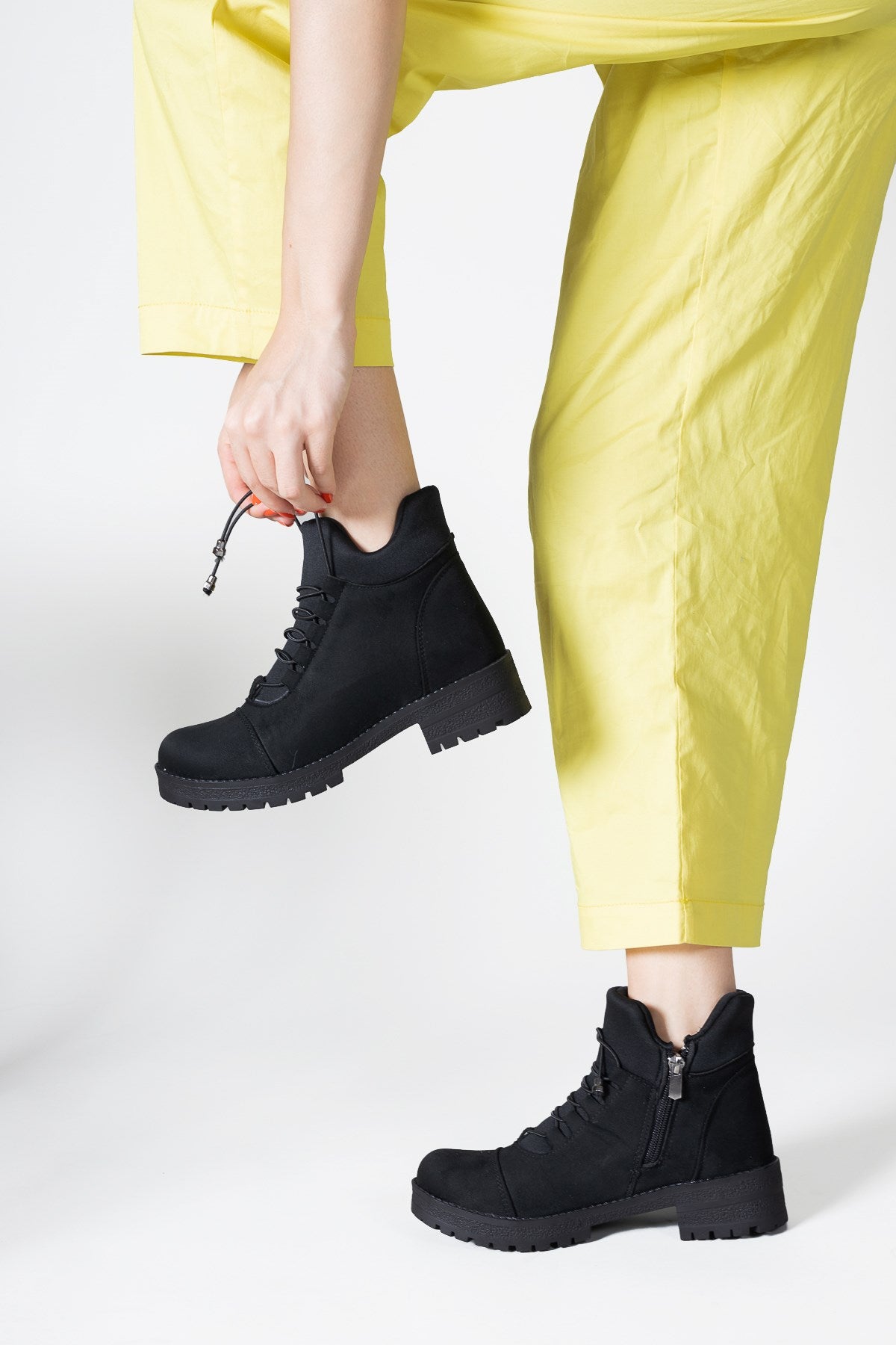 Riccon Kadın Bot 0012720 Siyah Süet