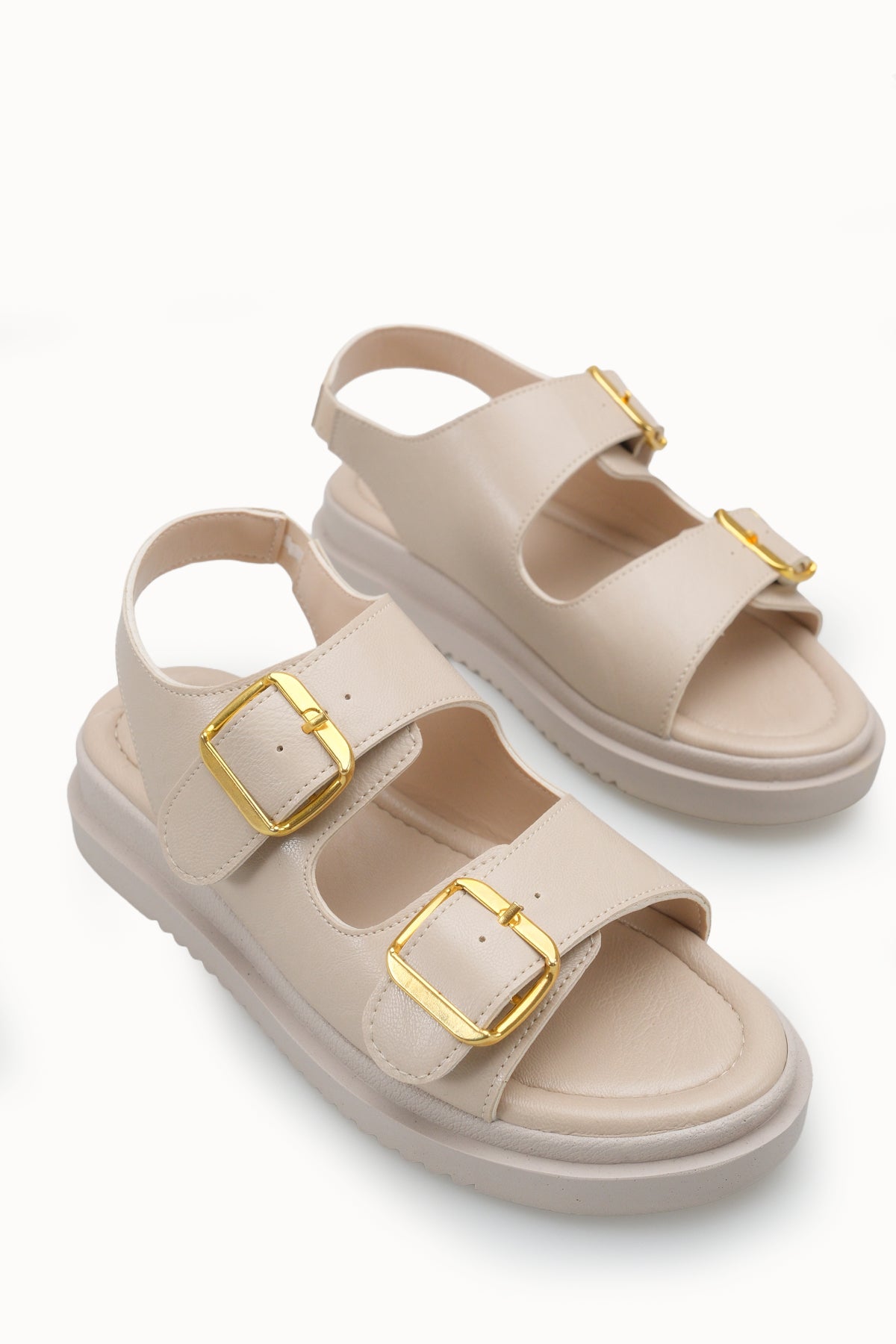 Riccon Kadın Sandalet 00120303 Bej