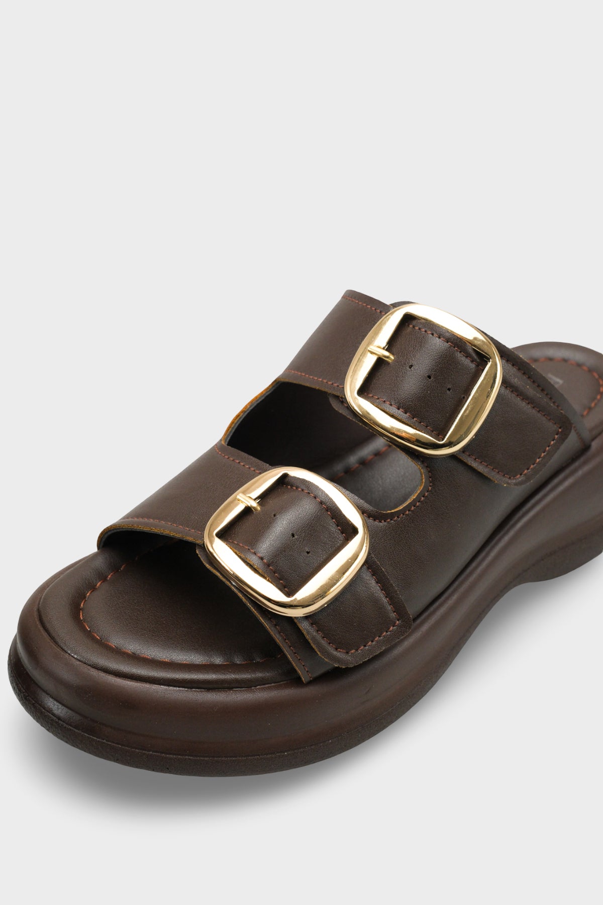 Riccon Tarveidei Kadın Terlik 00121020 Kahverengi