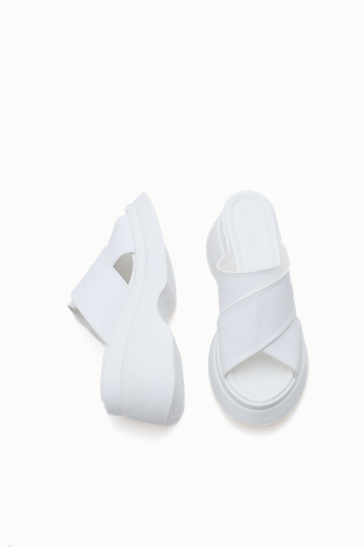 Riccon Kadın Terlik 0012914 Beyaz