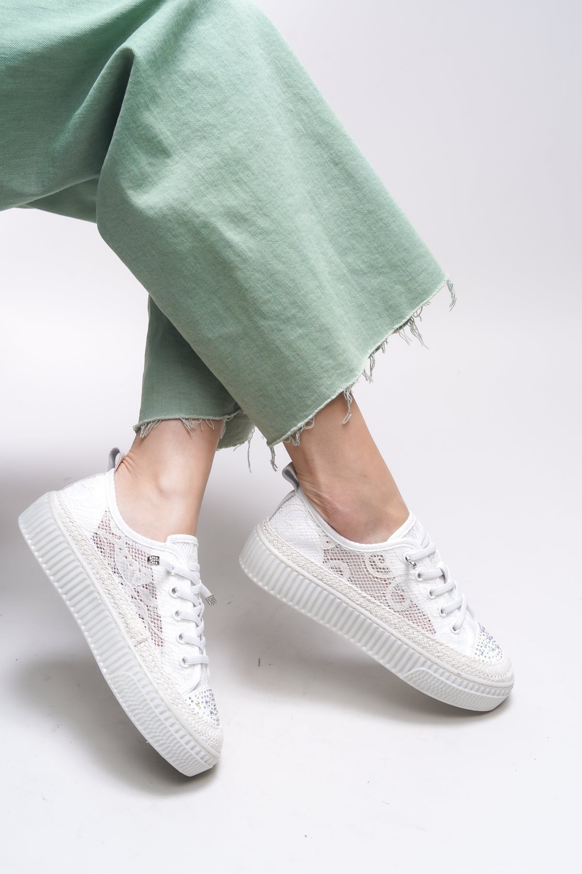 Riccon Maersaria Kadın Sneaker 001200903 Beyaz