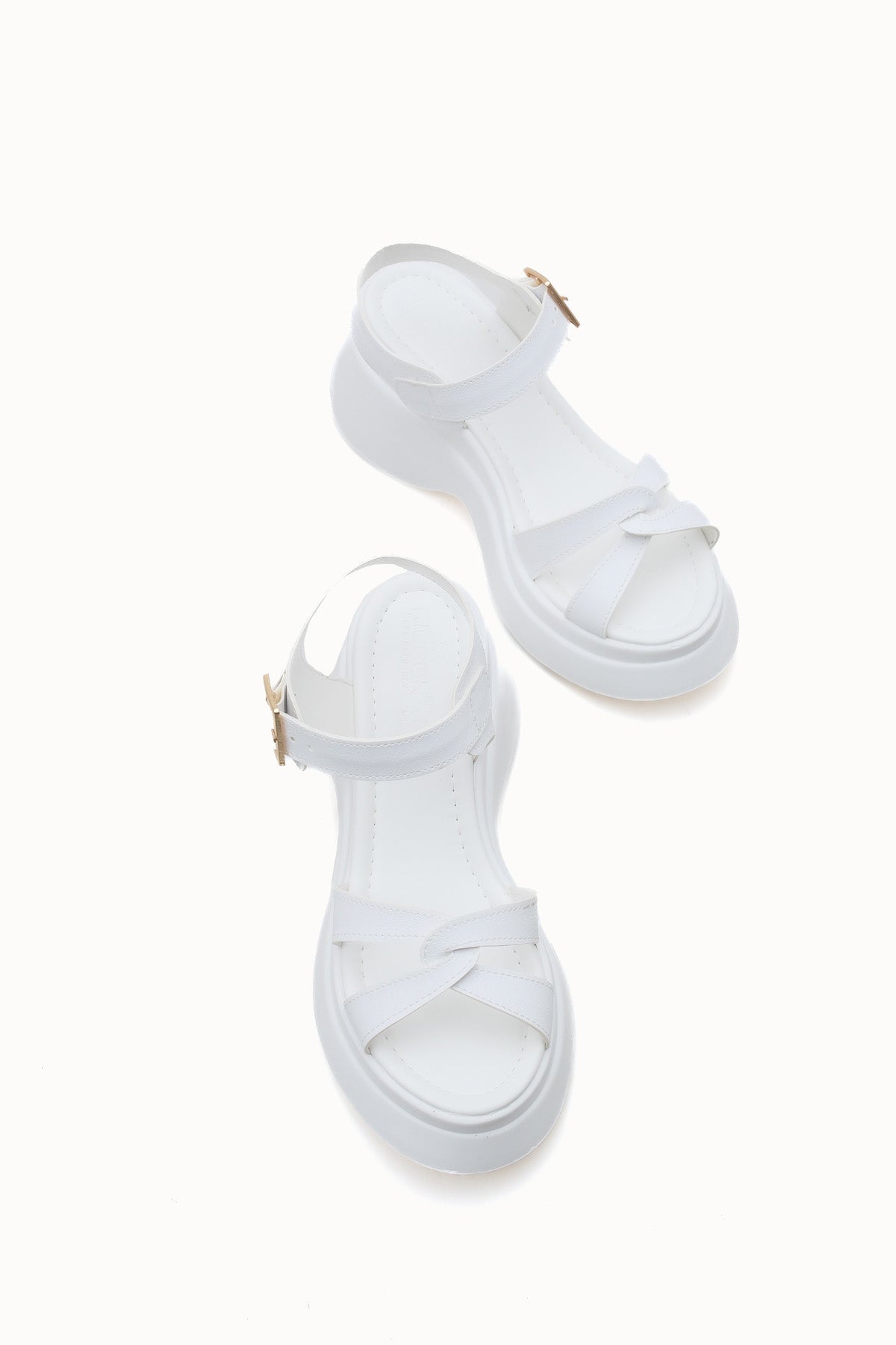 Riccon Kadın Sandalet 0012919 Beyaz