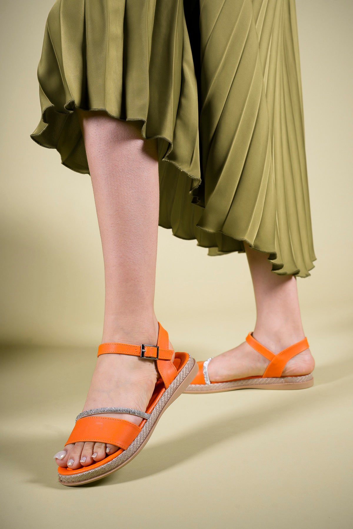 Riccon Kadın Sandalet Taşlı 0012056