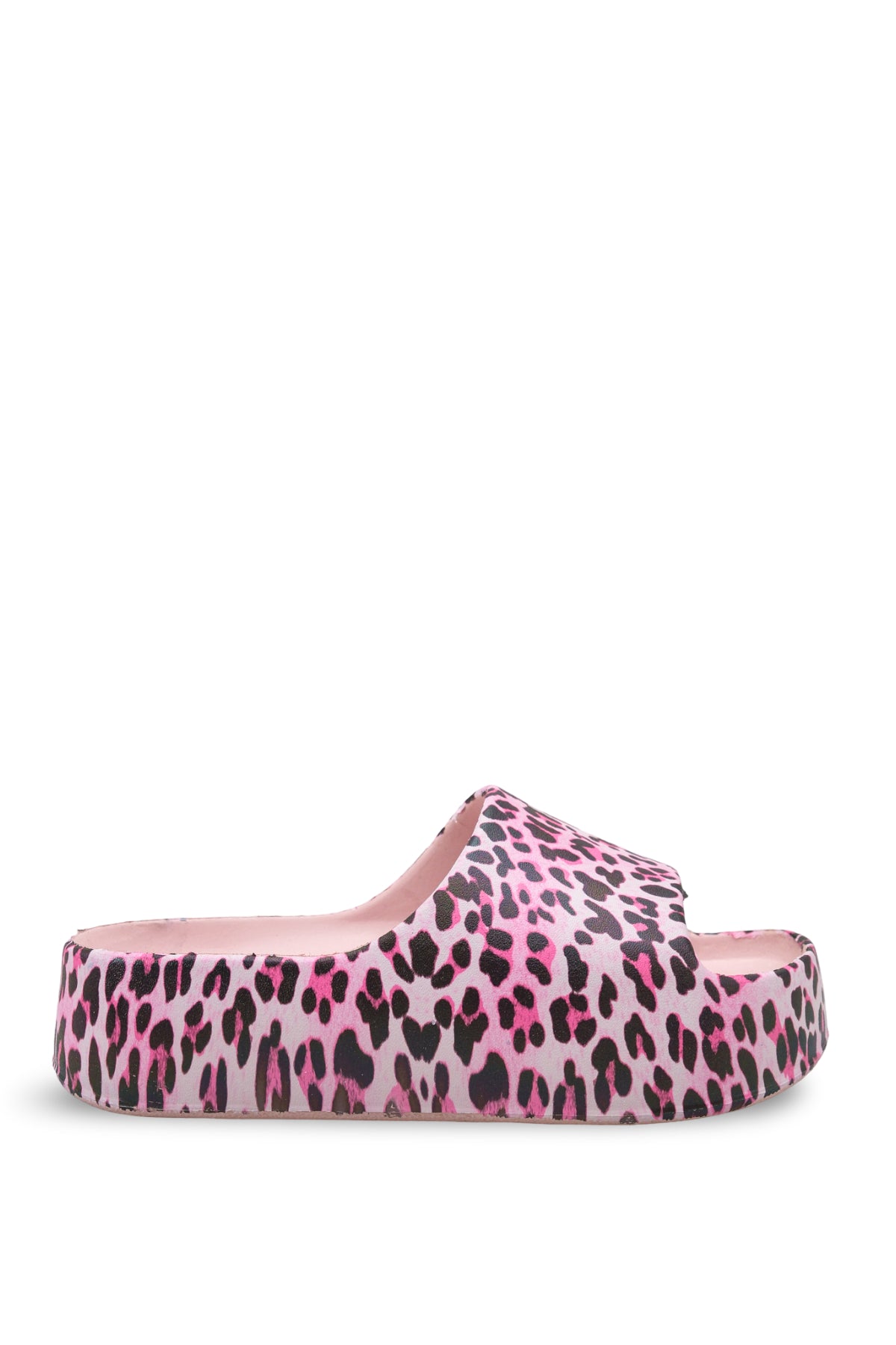 Riccon Elyenshia Kadın Terlik 001215 Pudra Leopar