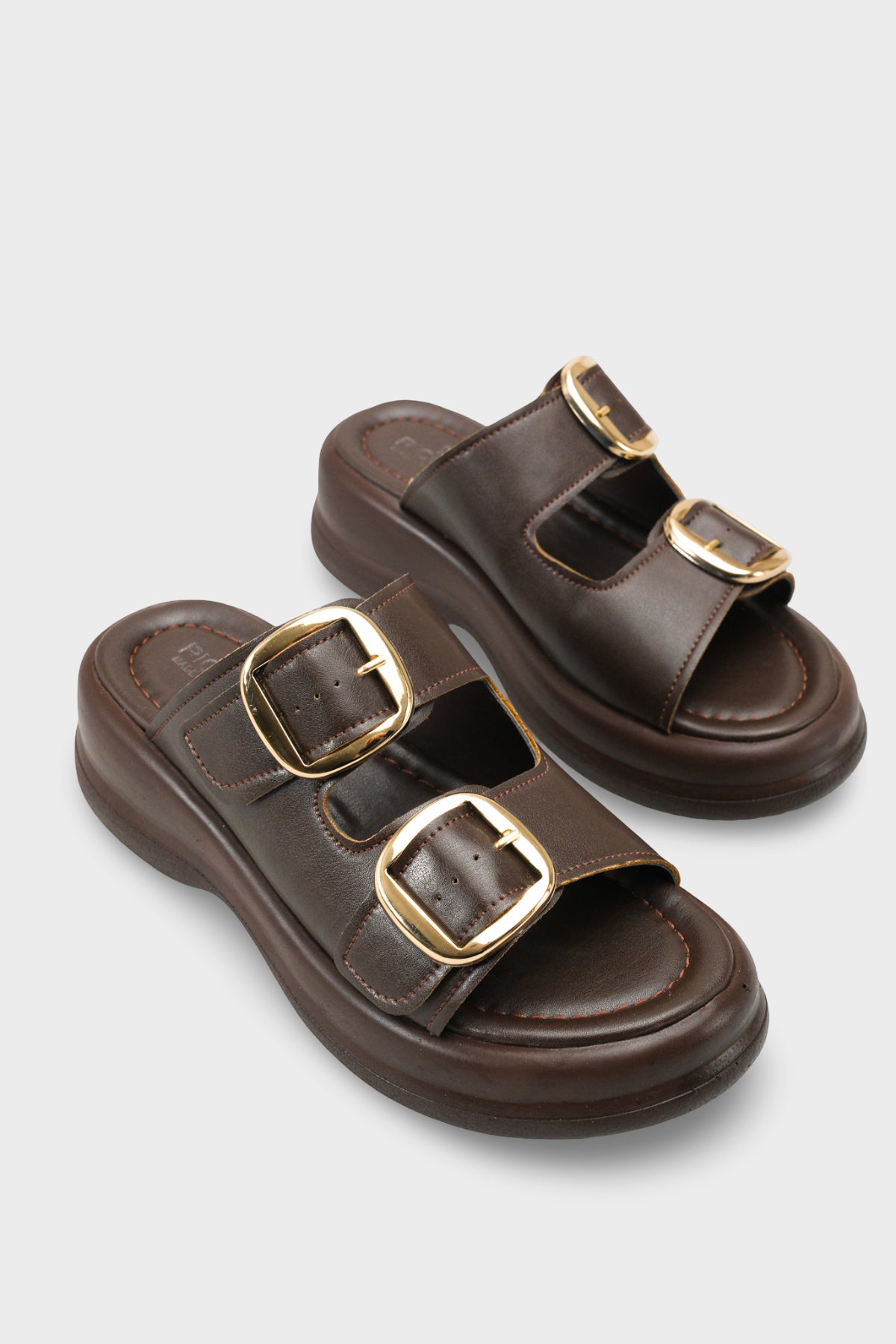 Riccon Tarveidei Kadın Terlik 00121020 Kahverengi