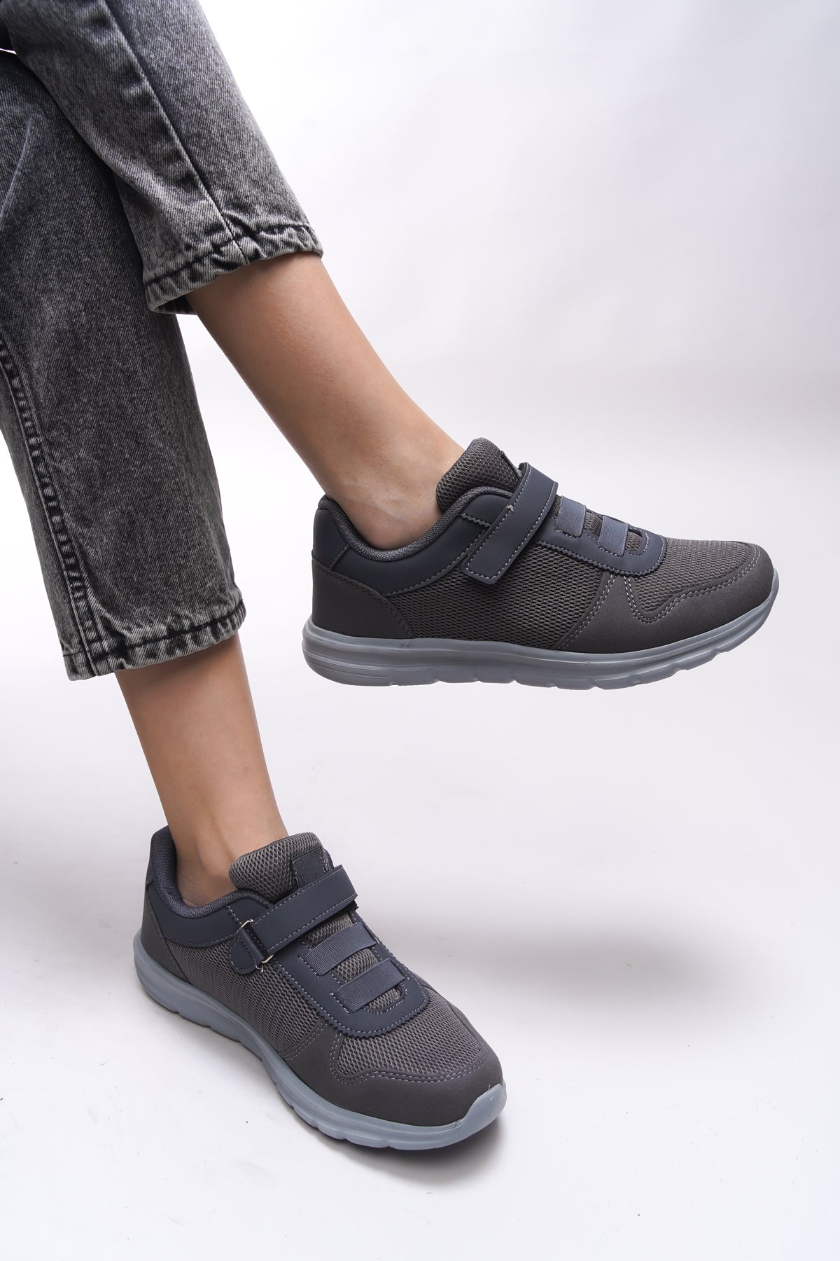Riccon Aelrathla Kadın Sneaker 0012616 Füme