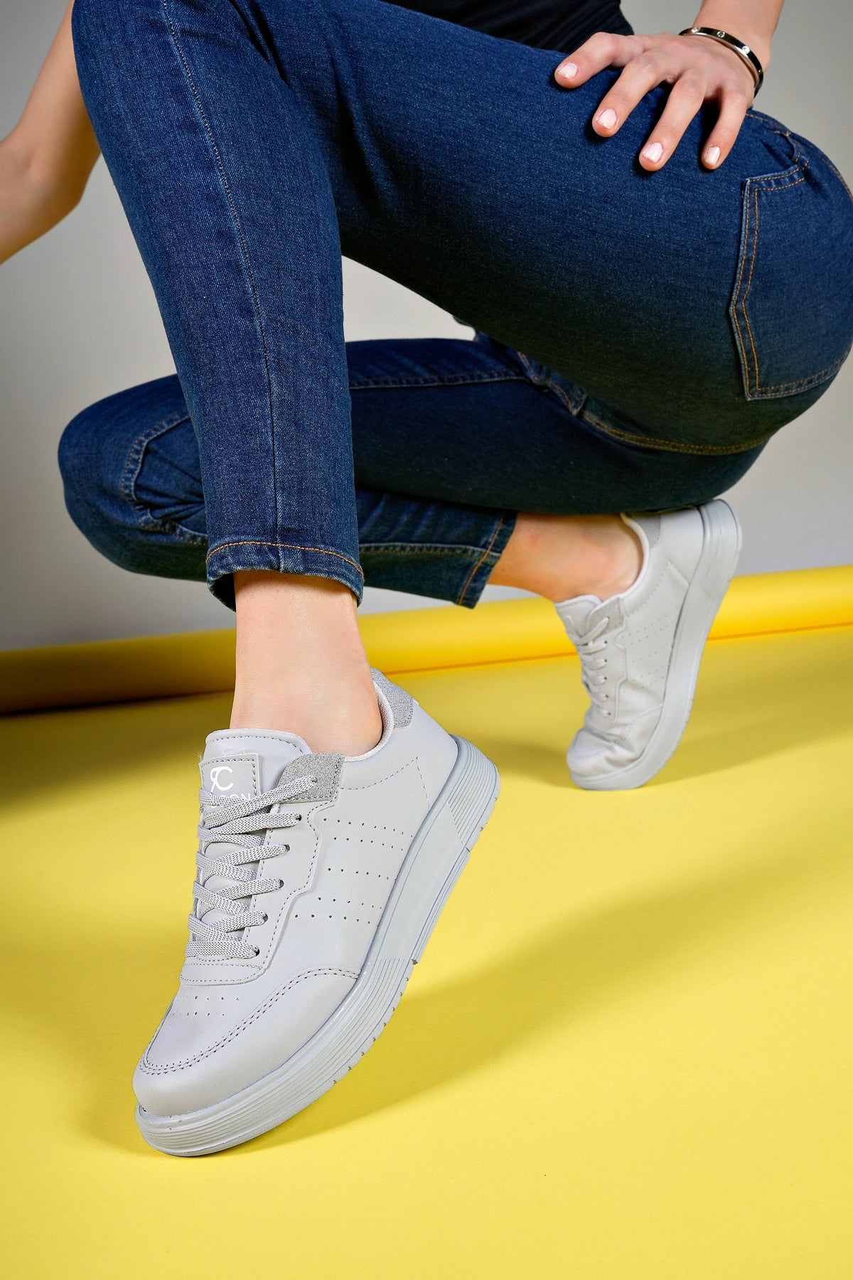 Riccon Glaweth Kadın Sneaker 0012158 Gri