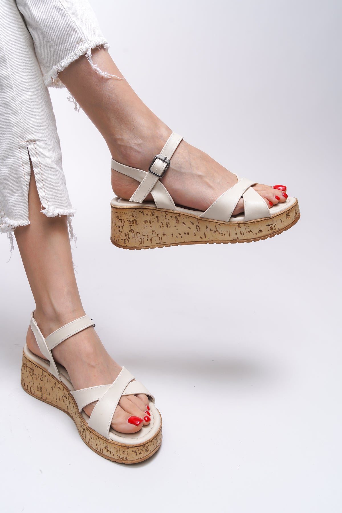 Riccon Jeanrissa Kadın Sandalet 0012200