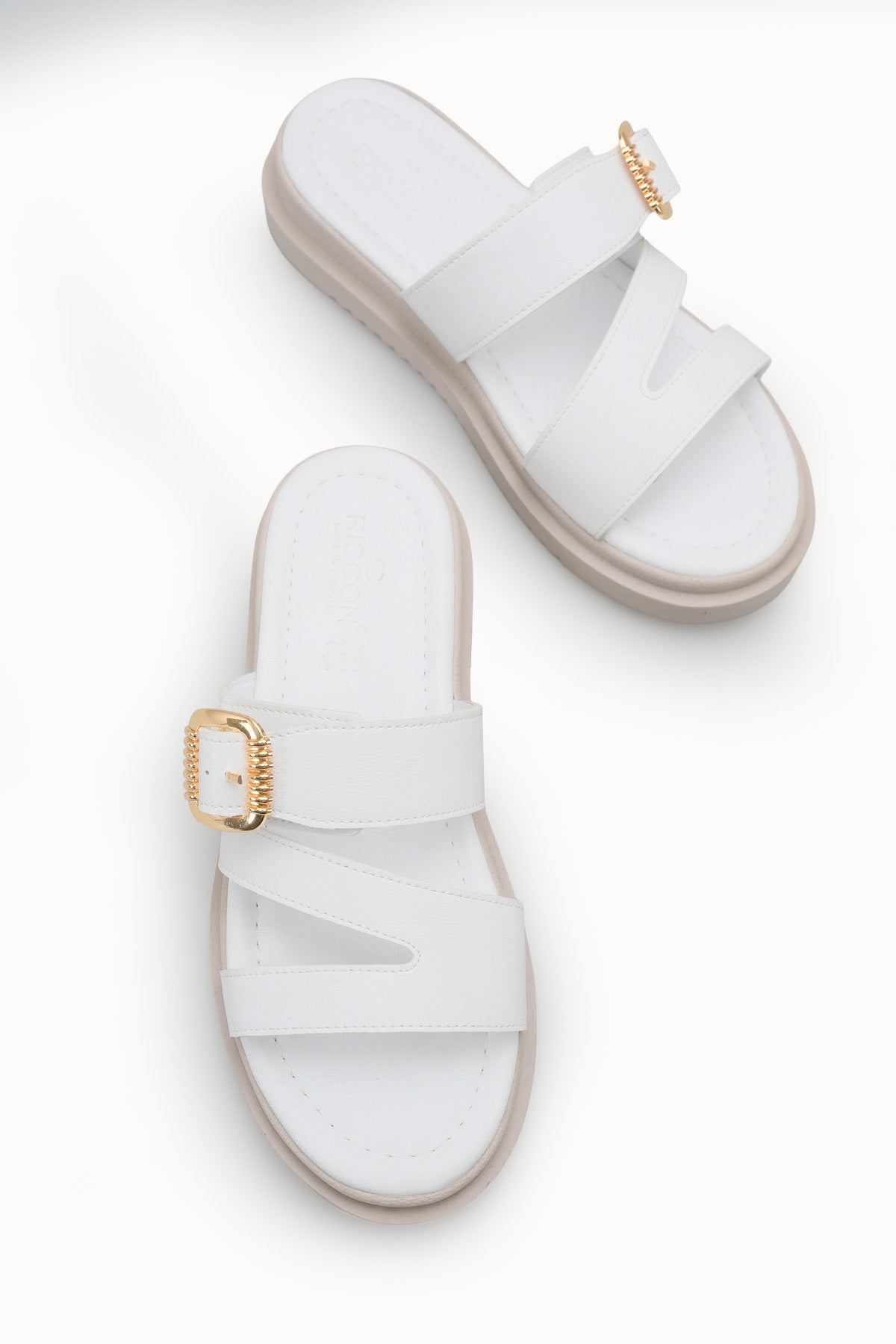 Riccon Kadın Terlik 00120406 Beyaz