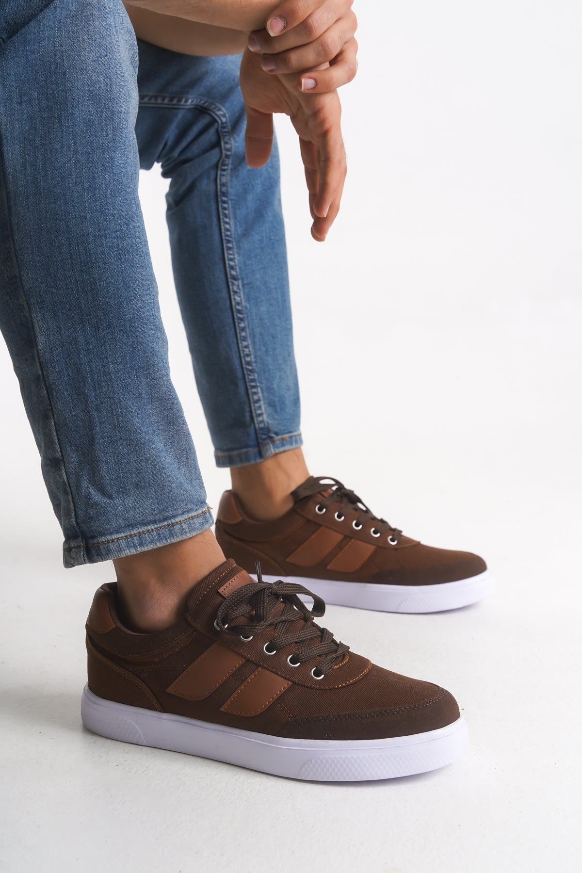 Riccon Gaentrine Erkek Sneaker 00122690 Kahverengi