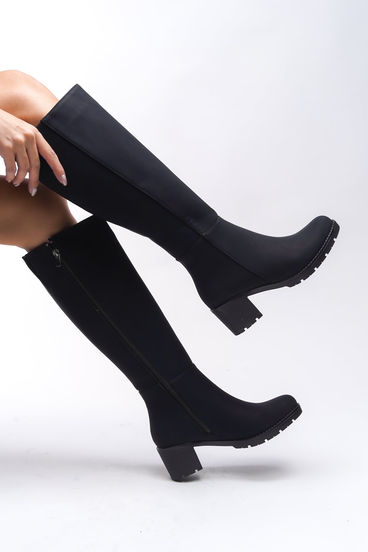 Riccon Hioverra Kadın Topuklu Çizme 0012745