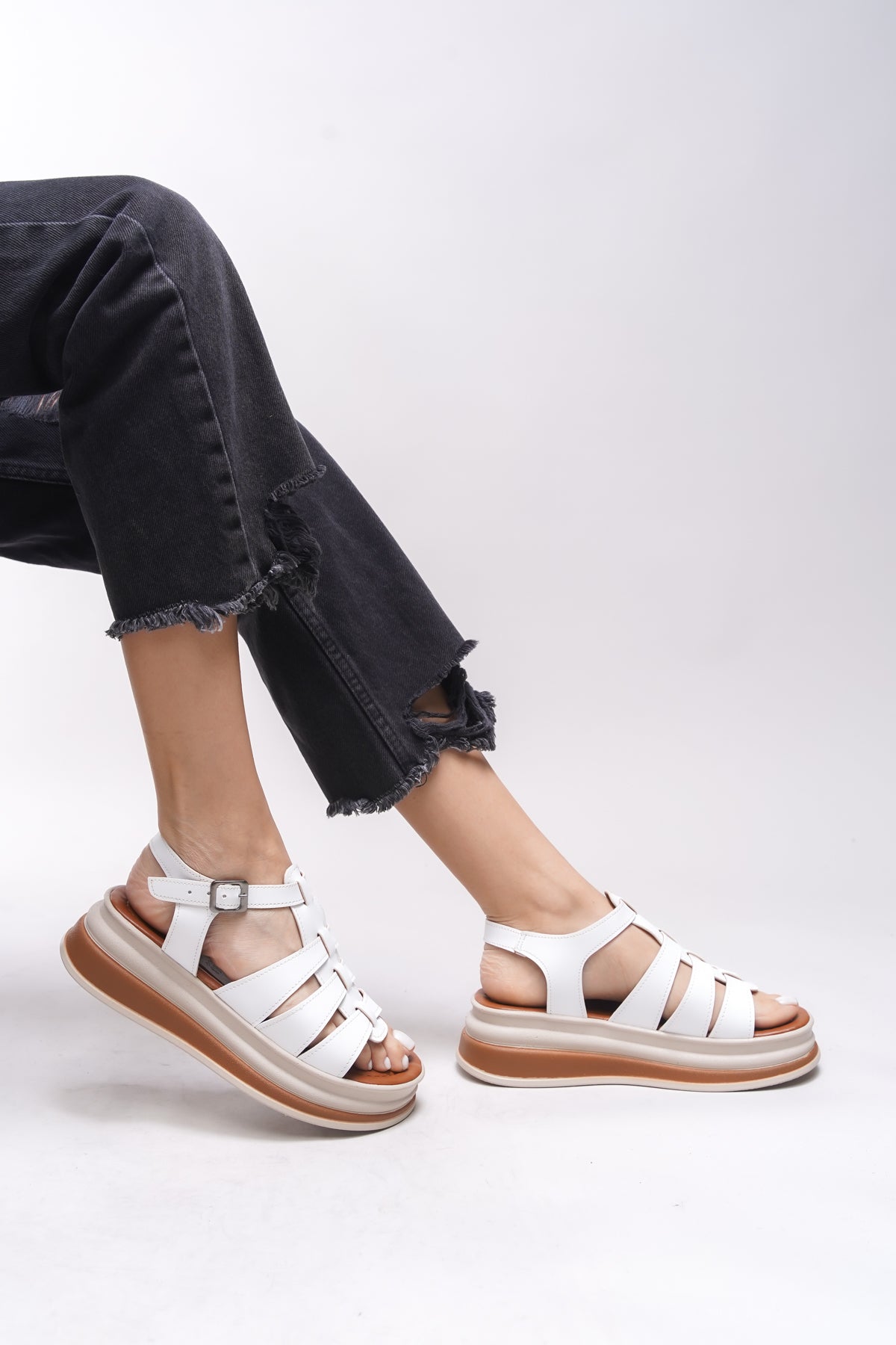 Riccon Syllaerla Kadın Sandalet 0012325