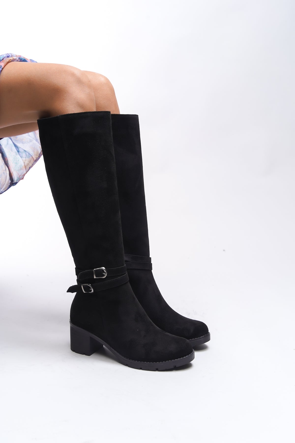 Riccon Zauhilde Kadın Toka Detaylı Topuklu Çizme 0012746