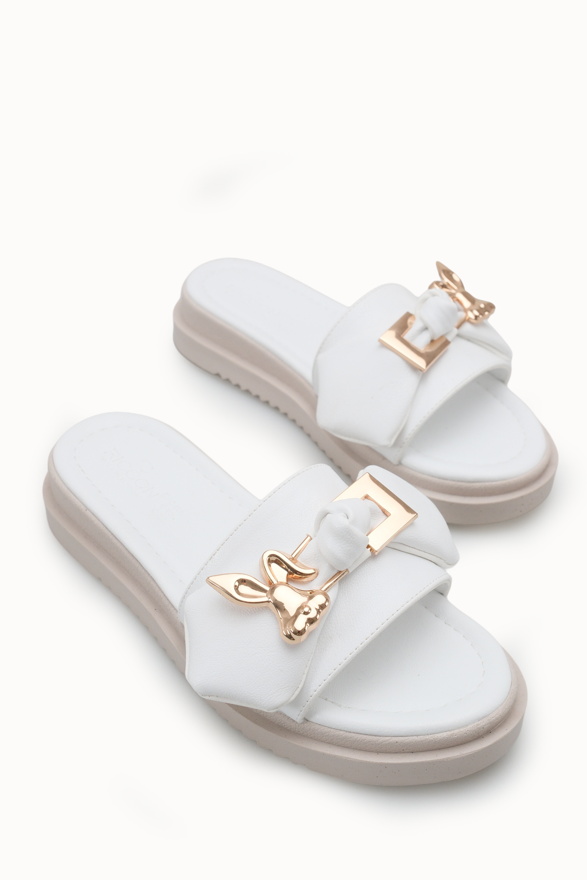 Riccon Kadın Terlik 00120416 Beyaz