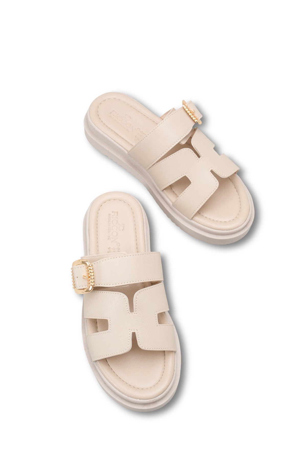 Riccon Kadın Terlik 00120404 Bej