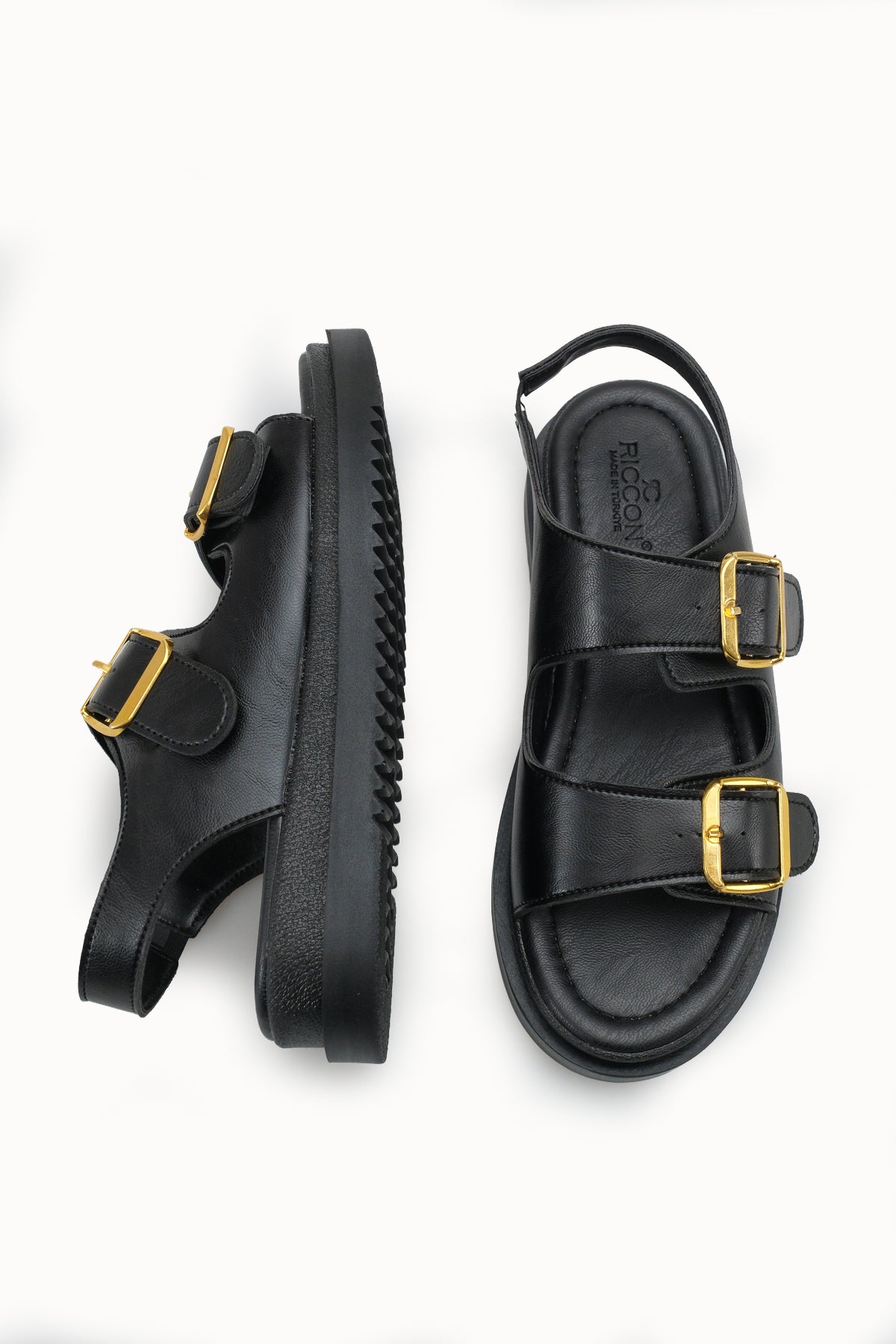 Riccon Kadın Sandalet 00120303 Siyah