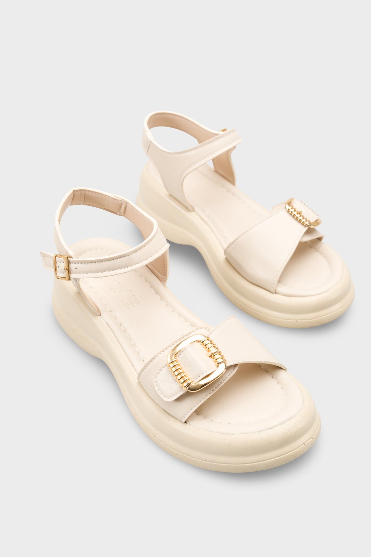 Riccon Kadın Sandalet 00121065 Bej