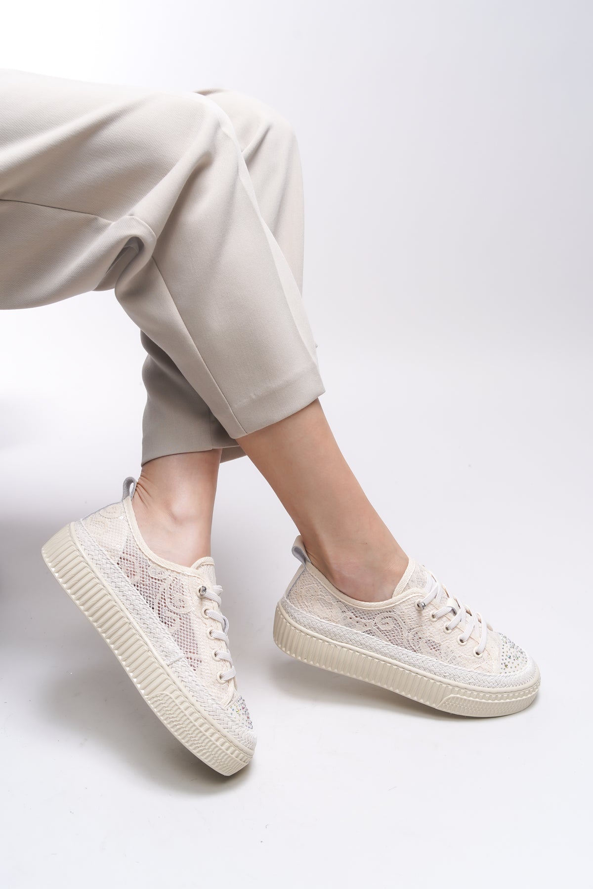 Riccon Maersaria Kadın Sneaker 001200903 Ten