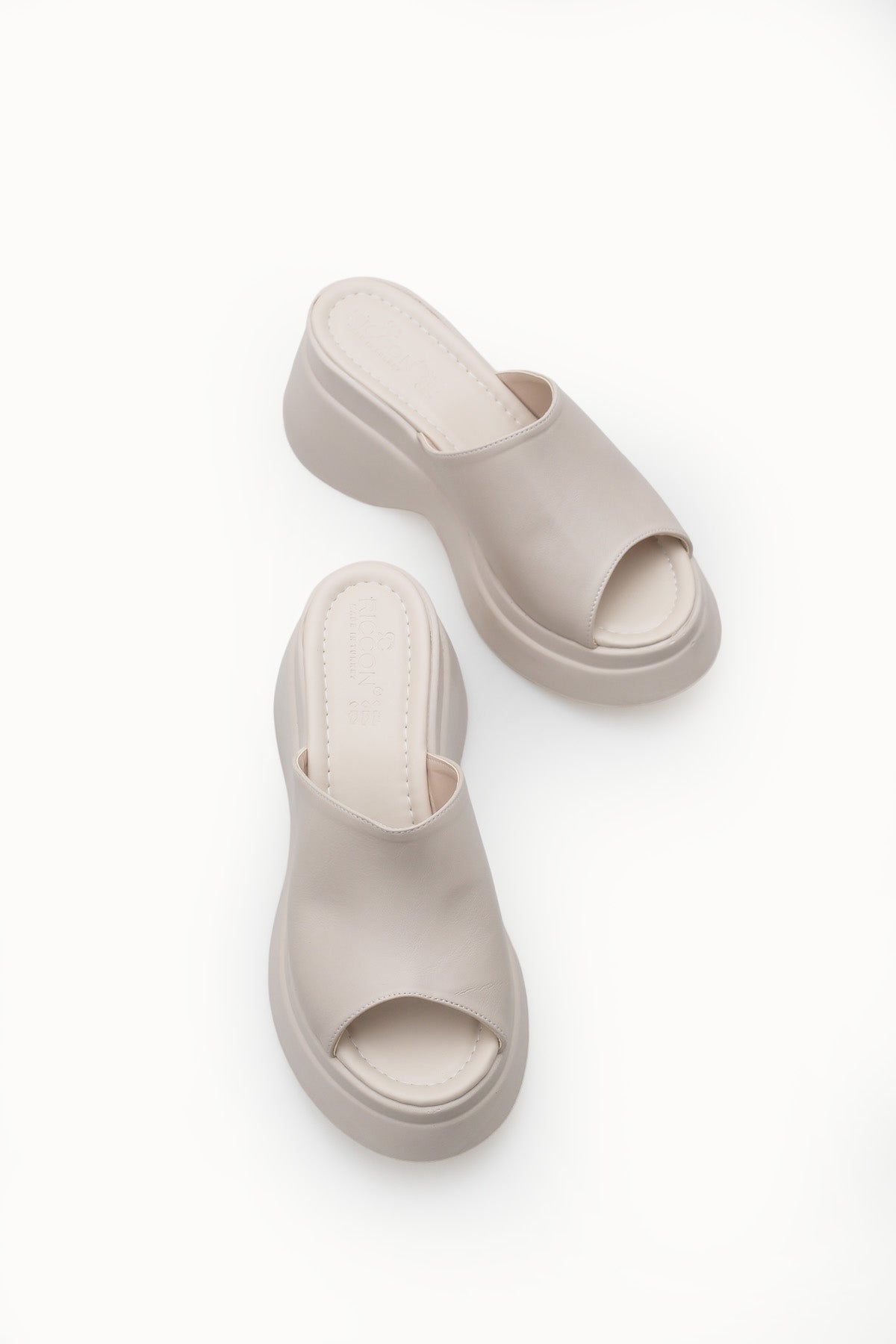 Riccon Kadın Terlik 0012905 Bej