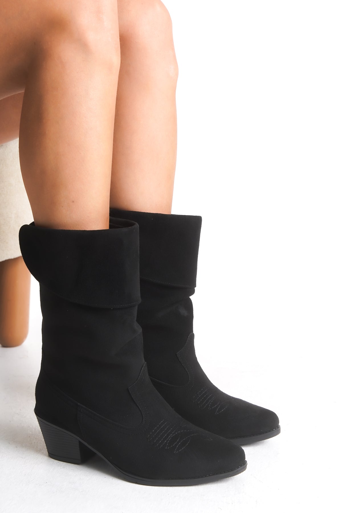 Riccon Kadın Kısa Western Çizme 0012891