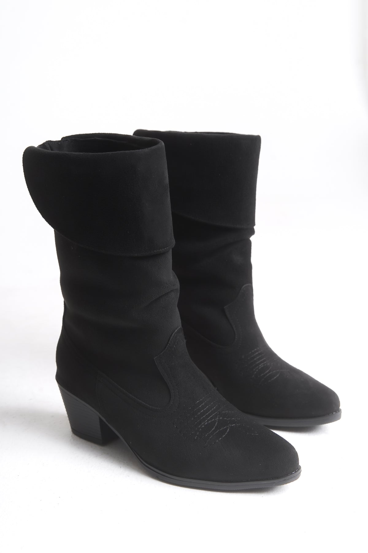 Riccon Kadın Kısa Western Çizme 0012891