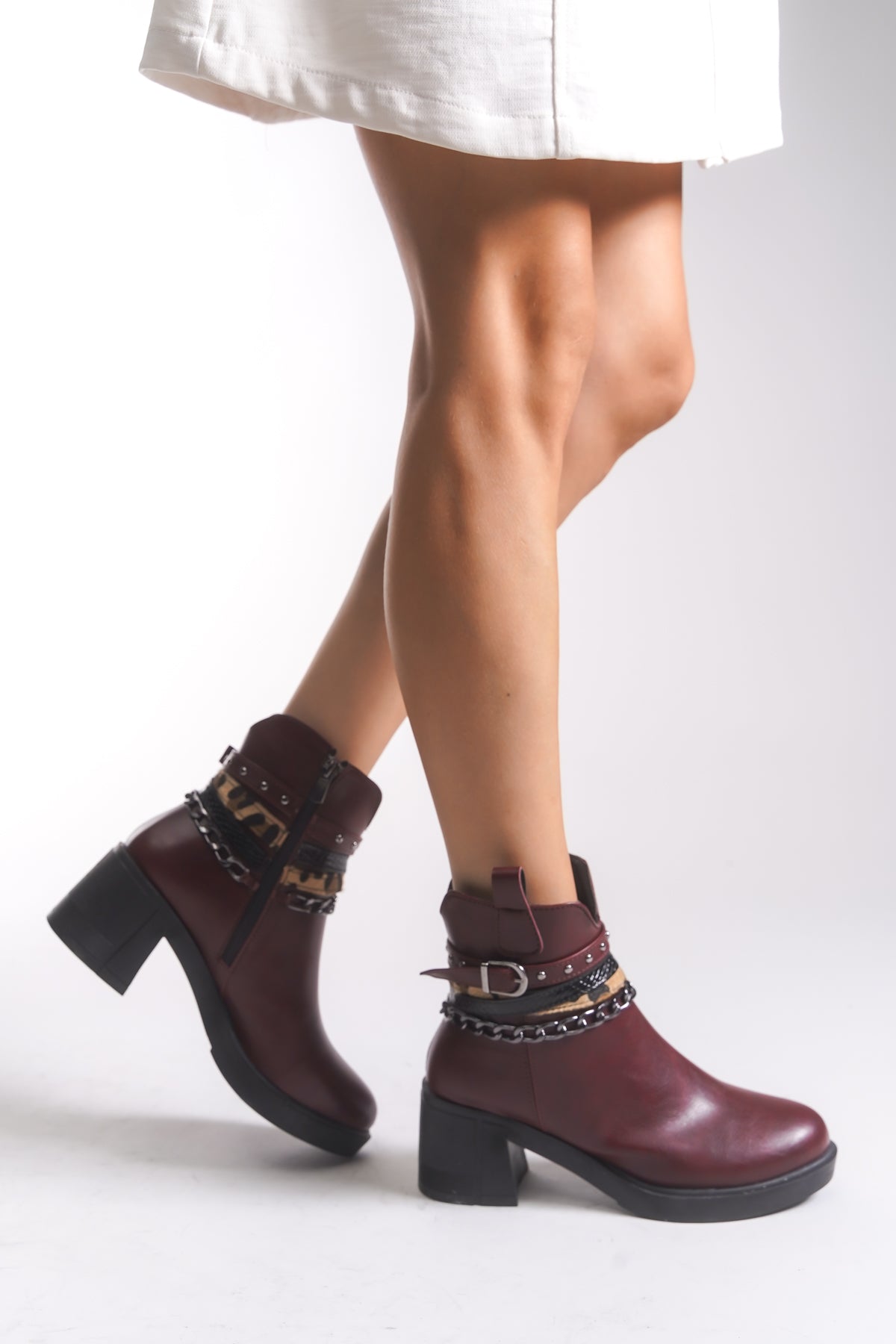 Riccon Niralynth Kadın Bot 0012560 Bordo