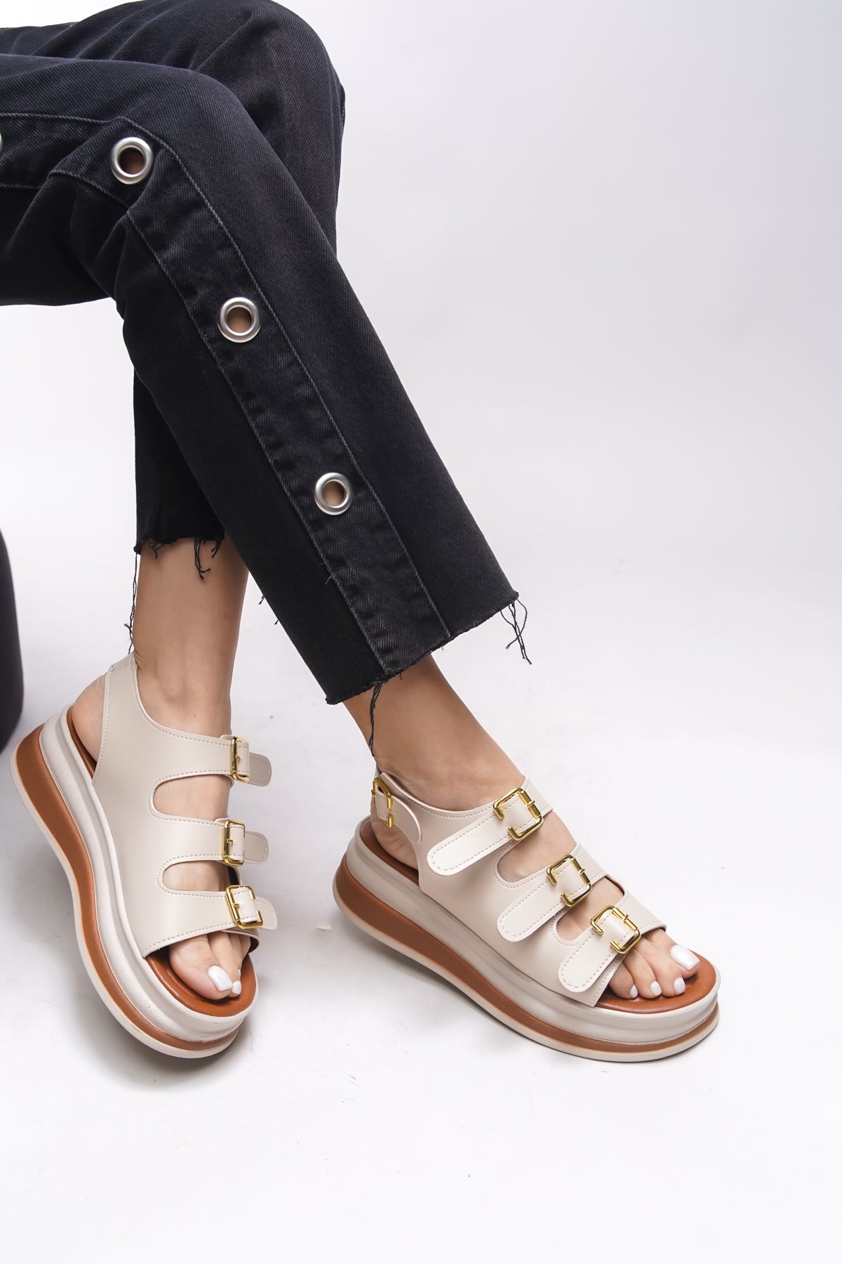 Riccon Lesraele Kadın Sandalet 0012320