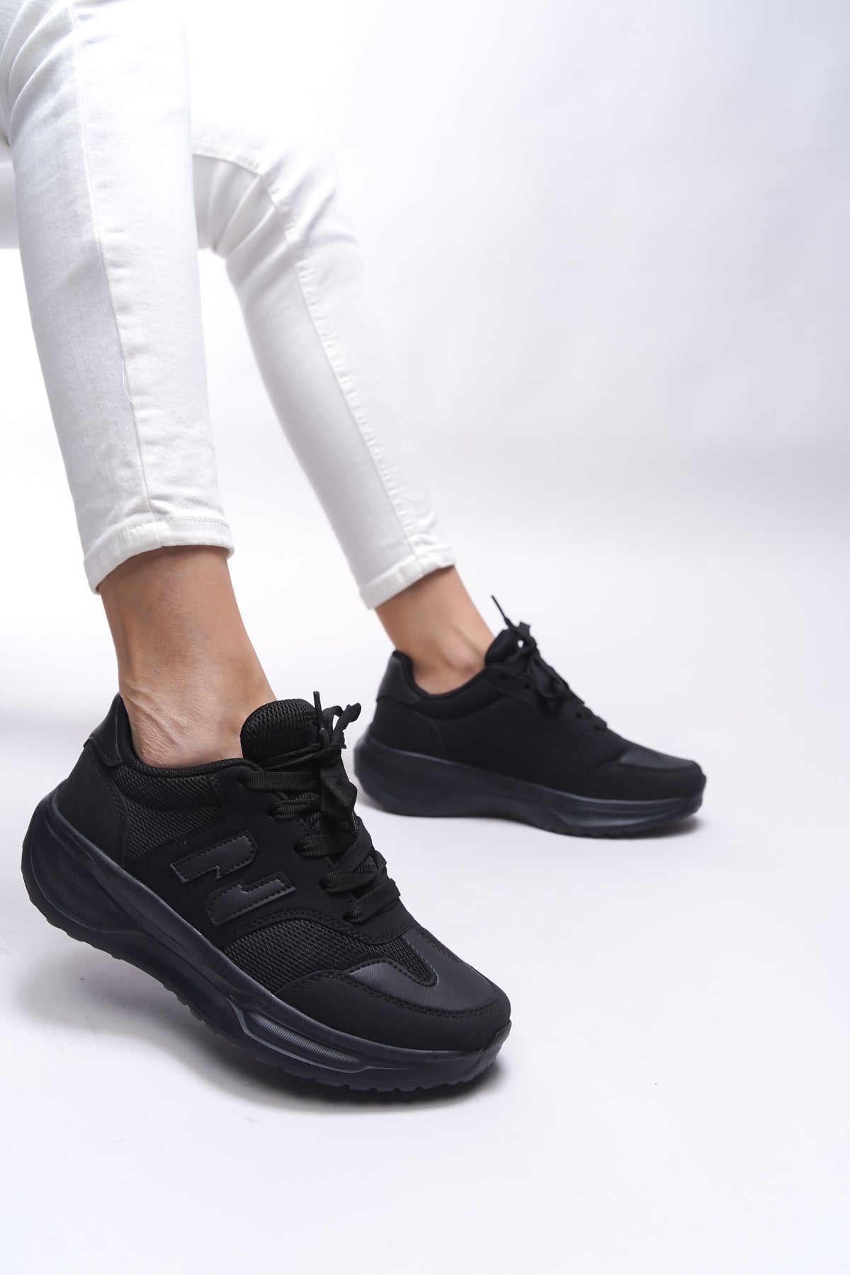 Riccon Edethaela Kadın Sneaker 0012615 Siyah