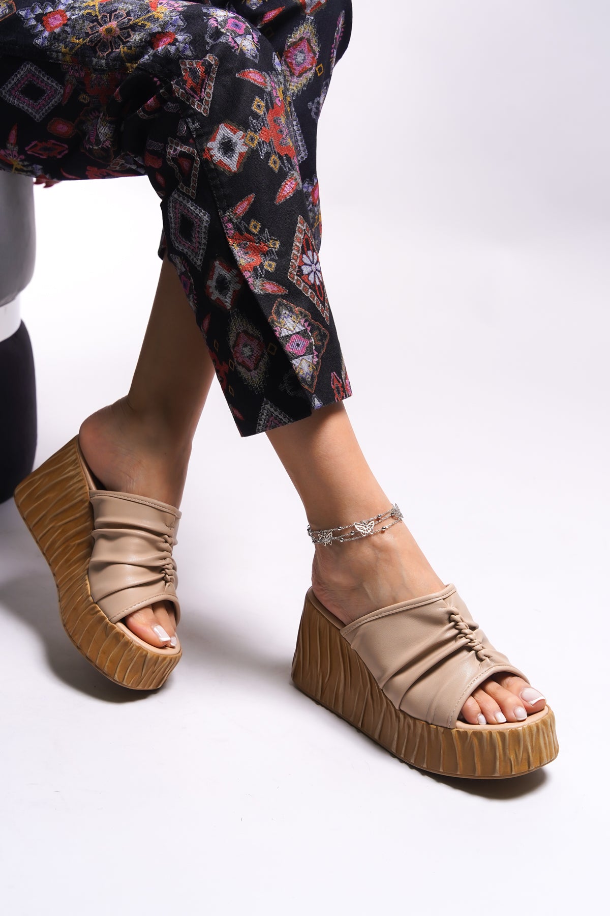 Riccon Isfnaes Kadın Topuklu Terlik 0012930