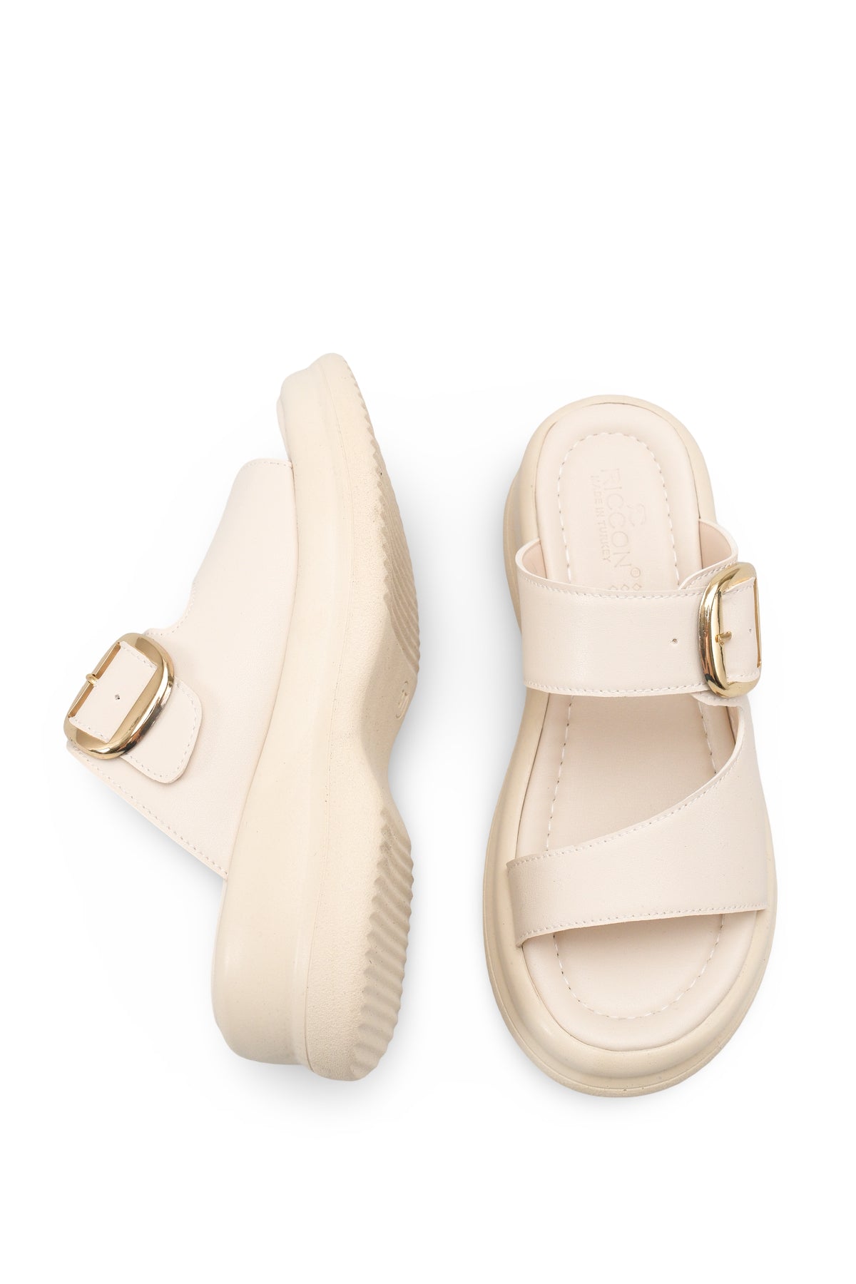 Riccon Kadın Terlik 00121022 Bej