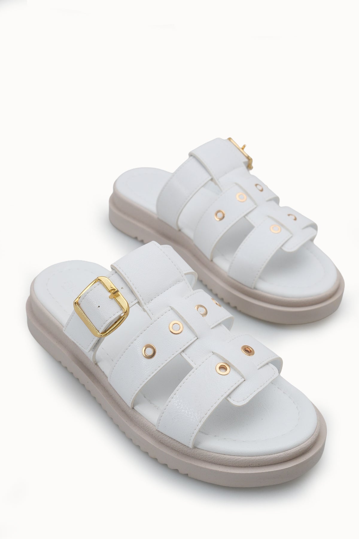 Riccon Kadın Terlik 00120411 Beyaz