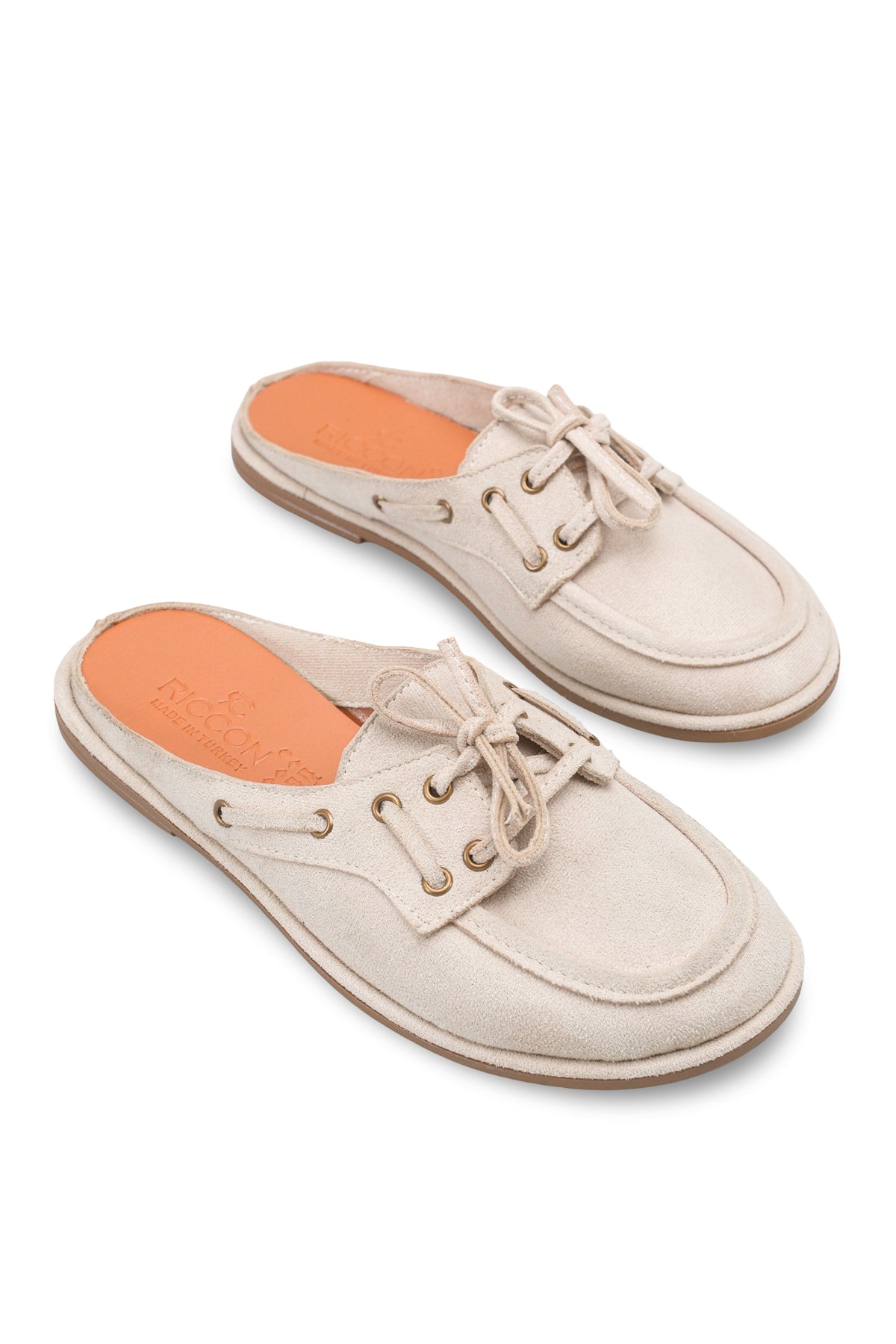 Riccon Kadın Terlik 001260 Bej Süet