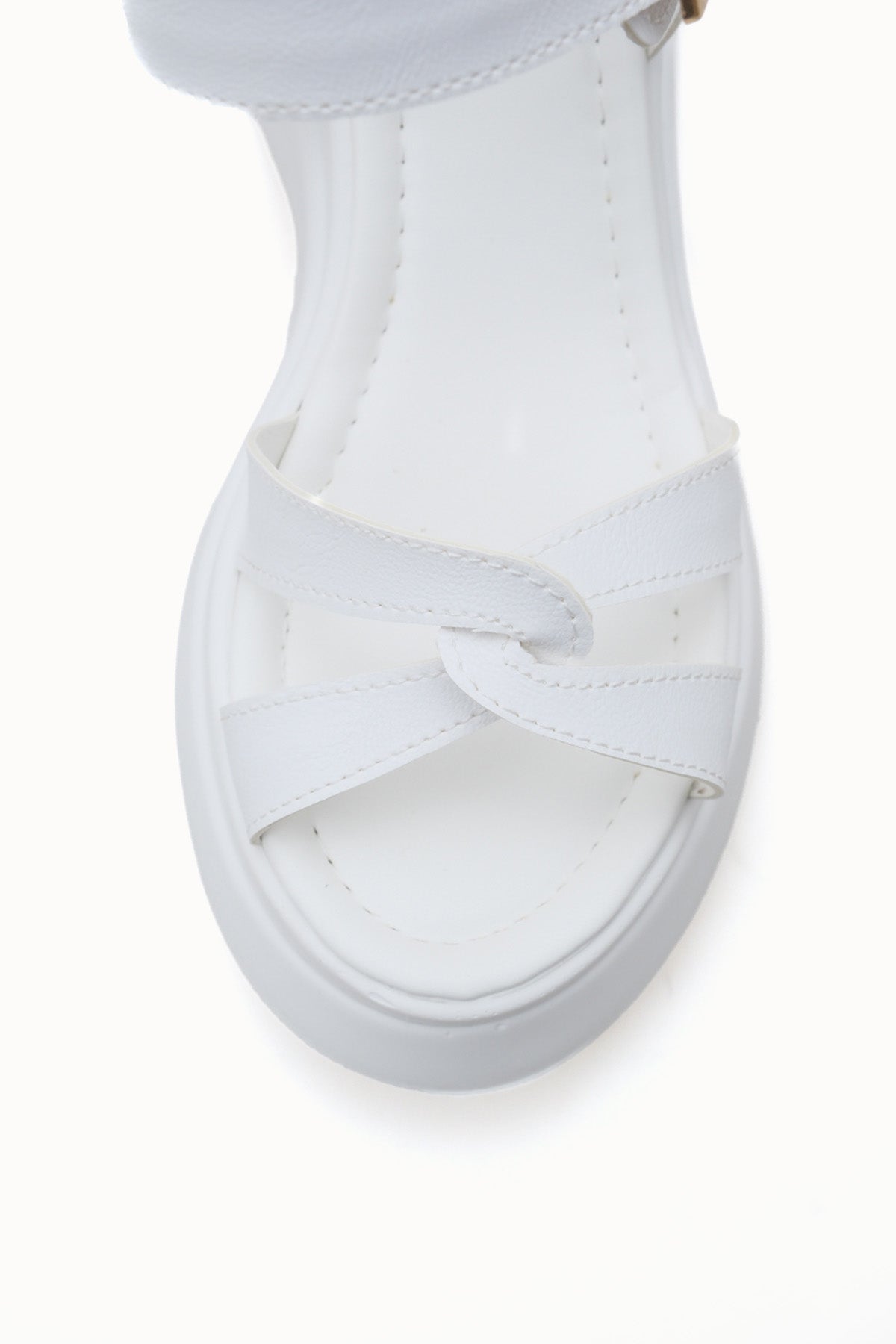 Riccon Kadın Sandalet 0012919 Beyaz