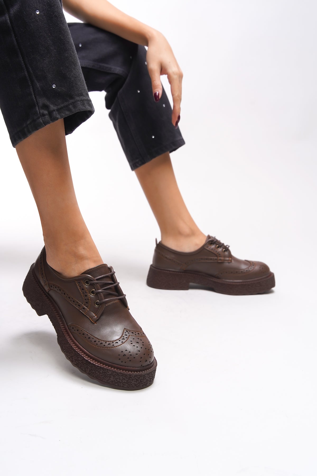 Riccon Oknyrth Kadın Bağcıklı Loafer 00121990