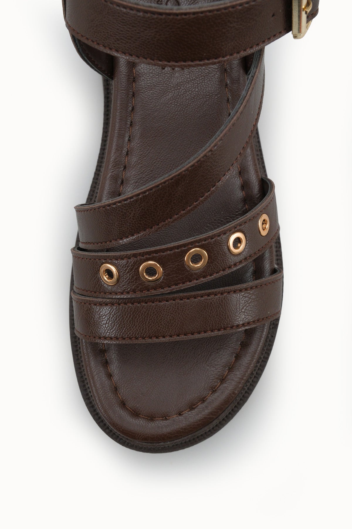 Riccon Kadın Sandalet 0012800 Kahverengi