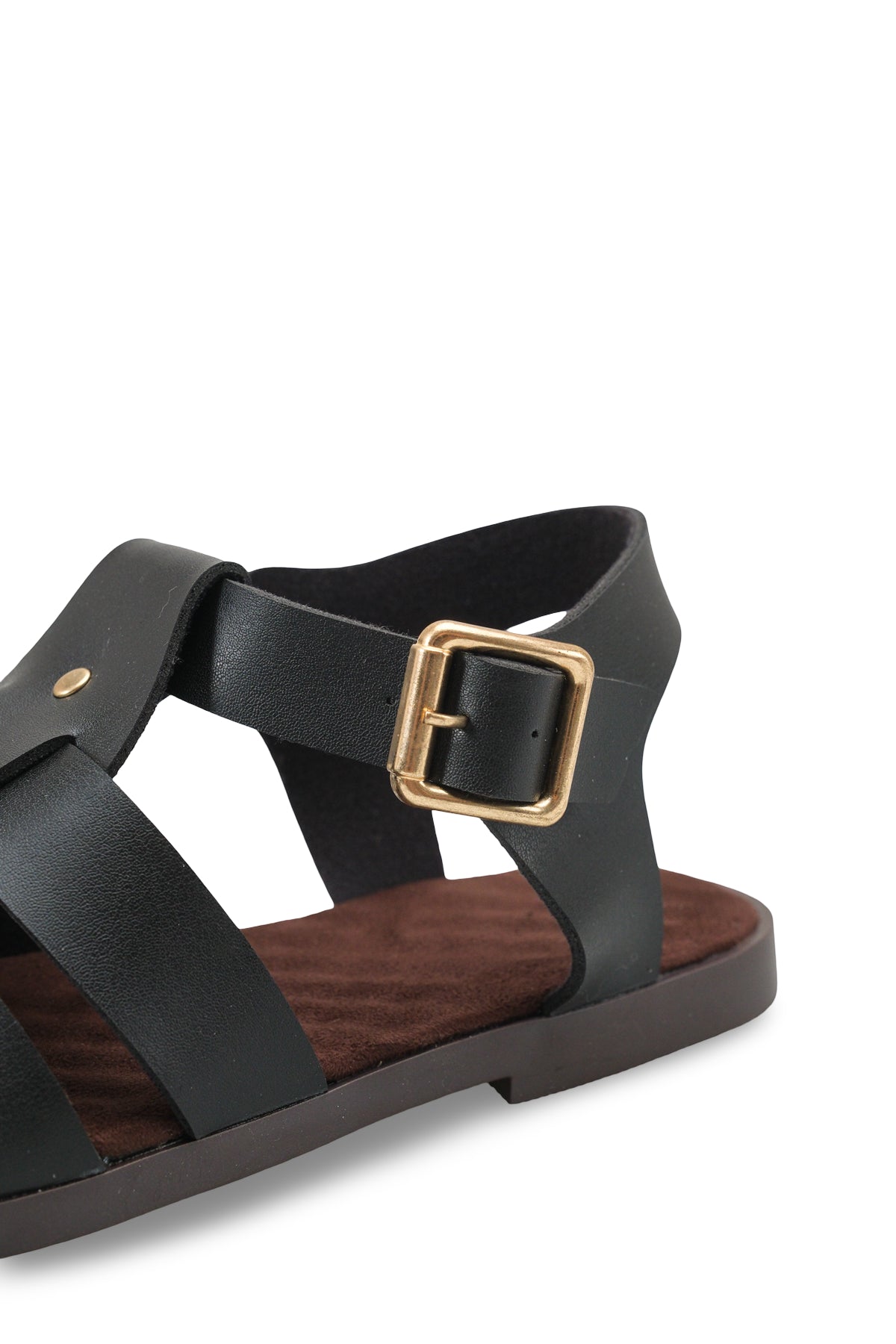 Riccon Kadın Sandalet 001211 Siyah Cilt