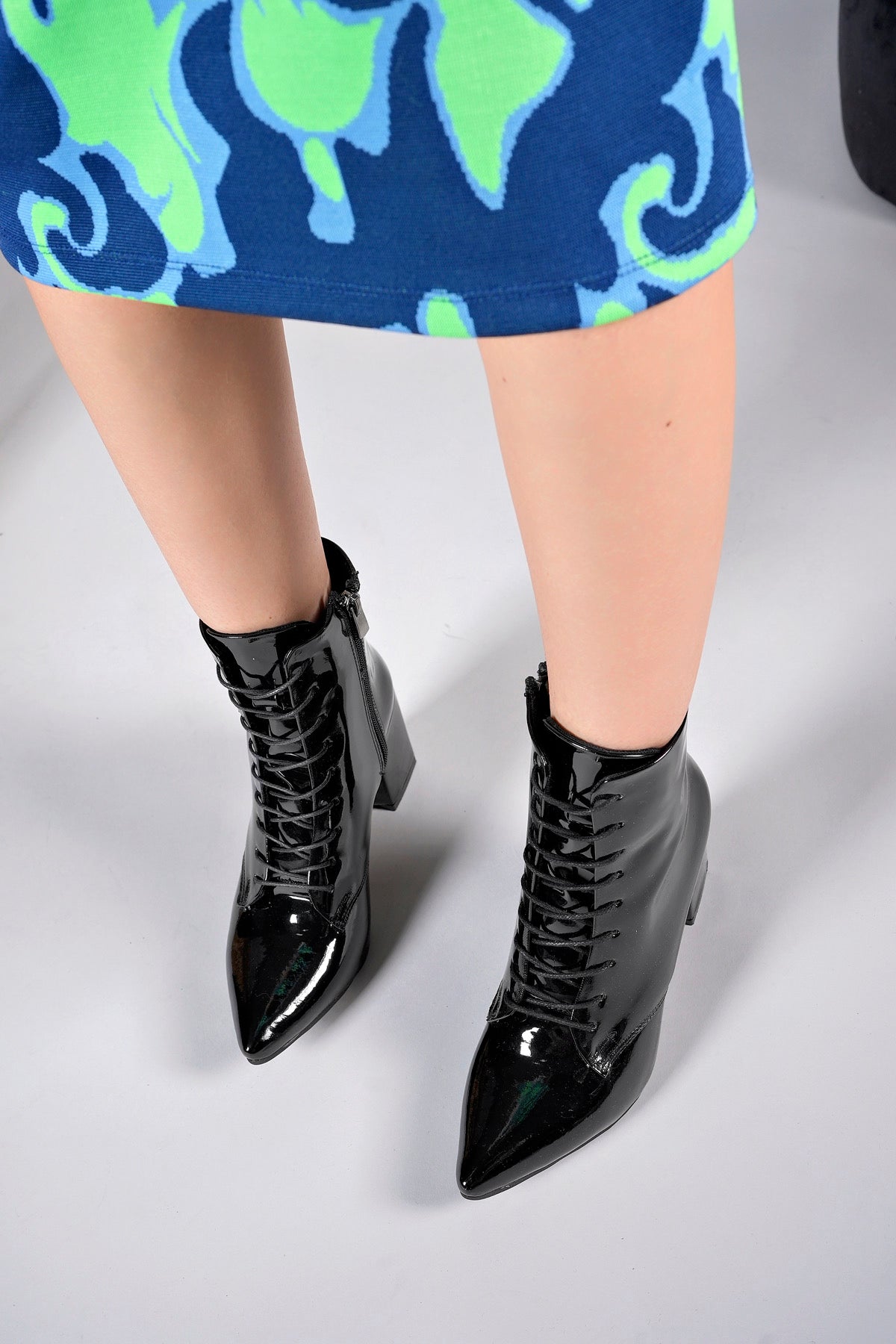 Riccon Lilethnora Kadın Topuklu Bot 0012333