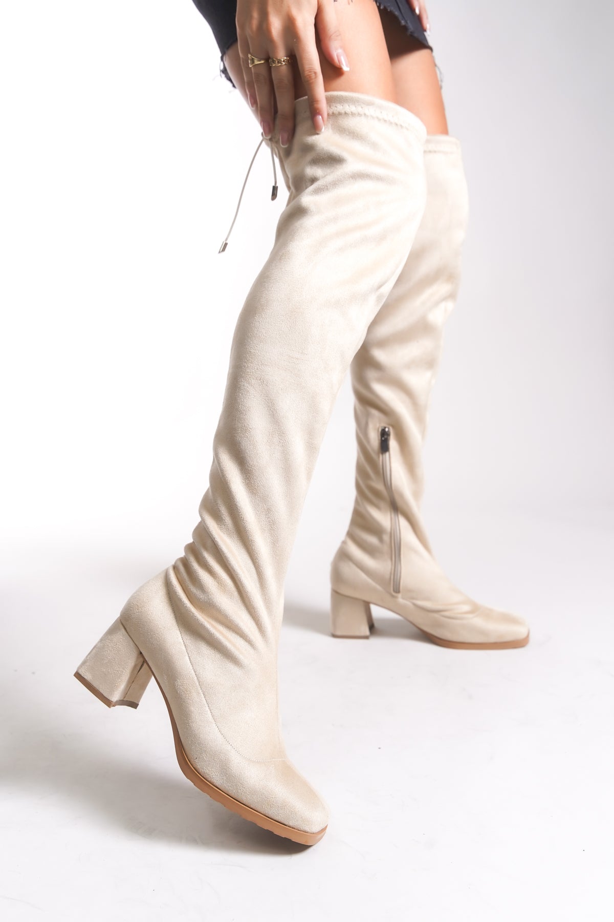 Riccon Kadın Dizüstü Streç Çizme 001272