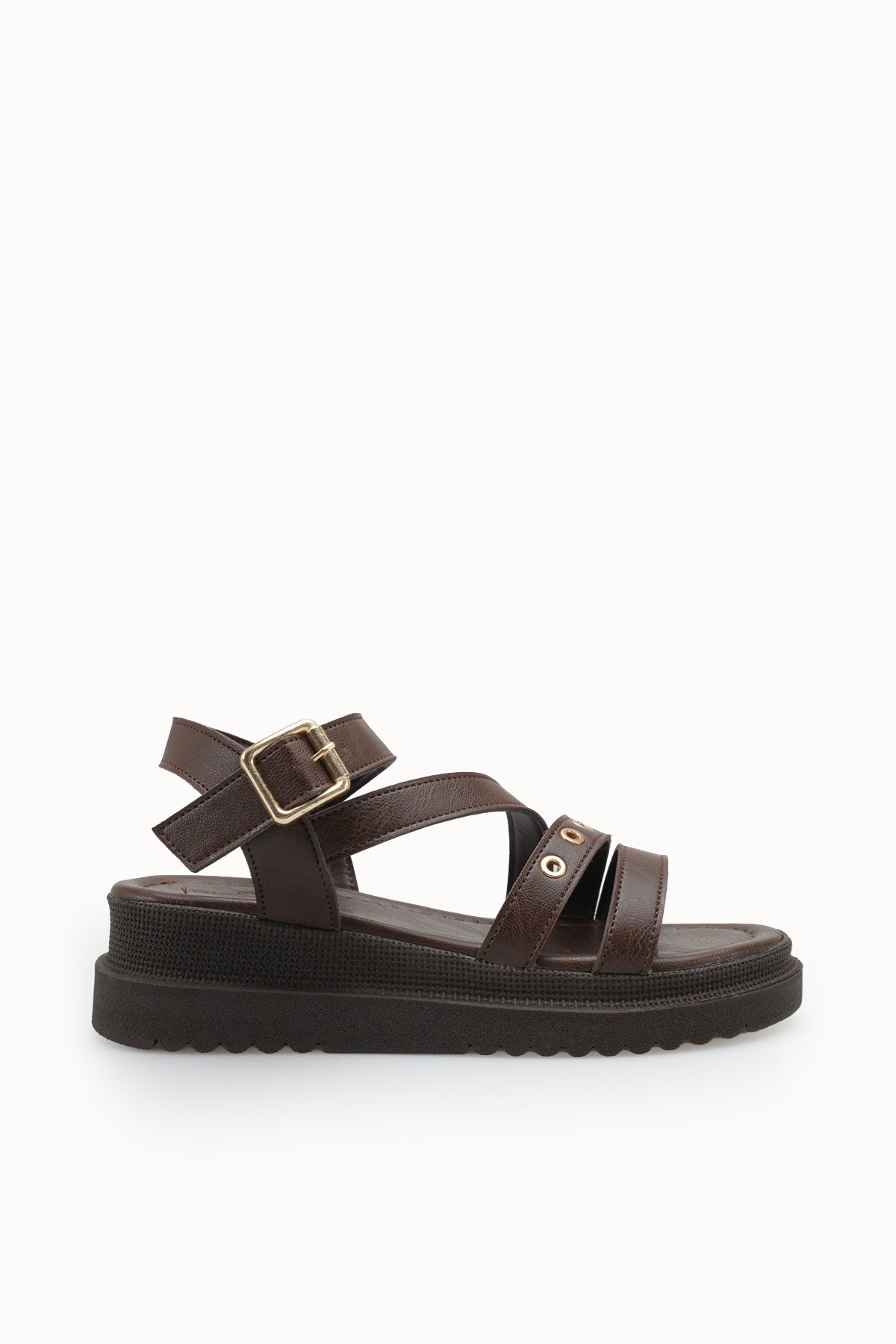 Riccon Kadın Sandalet 0012800 Kahverengi