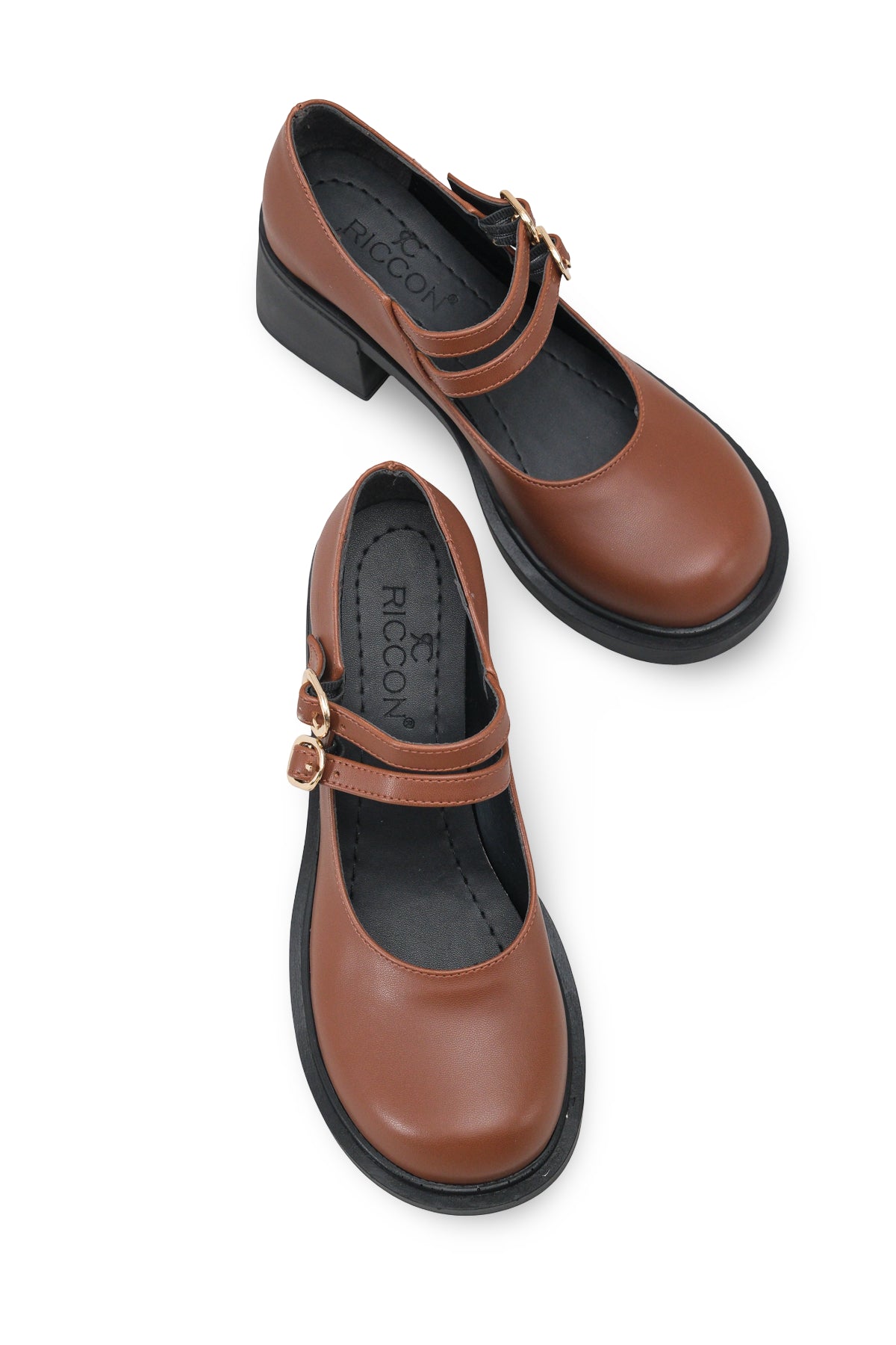 Riccon Merlyrra Kadın Loafer 0012502 Kahverengi Cilt