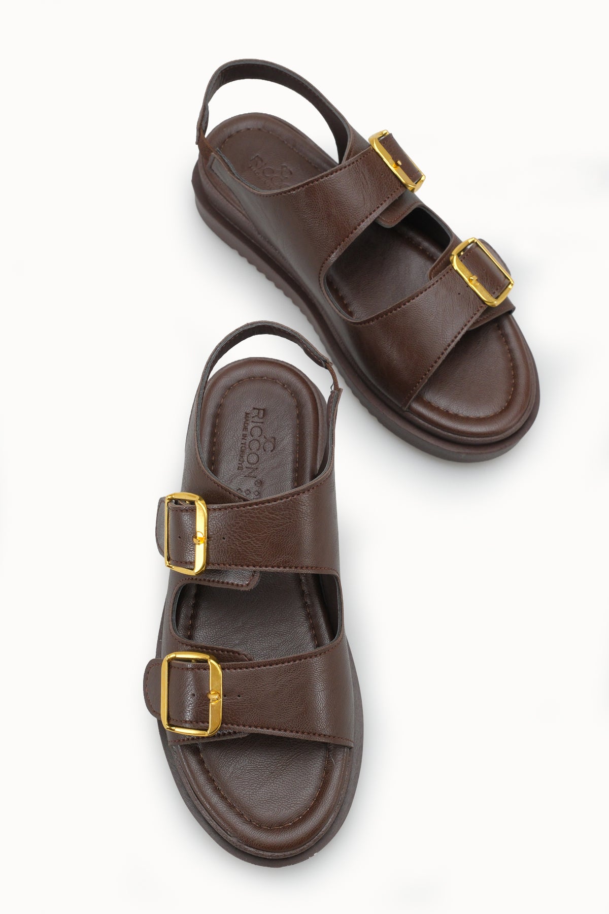 Riccon Kadın Sandalet 00120303 Kahverengi