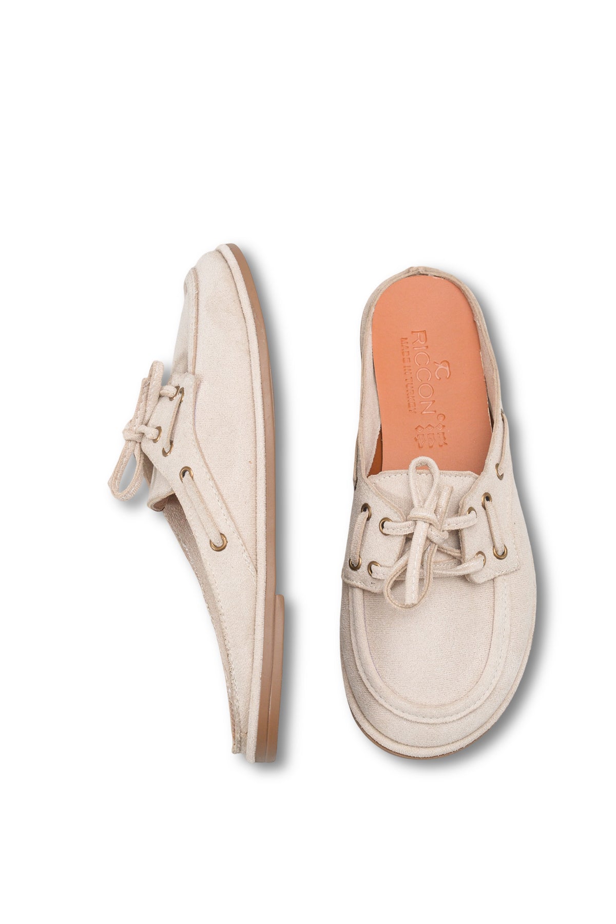 Riccon Kadın Terlik 001260 Bej Süet