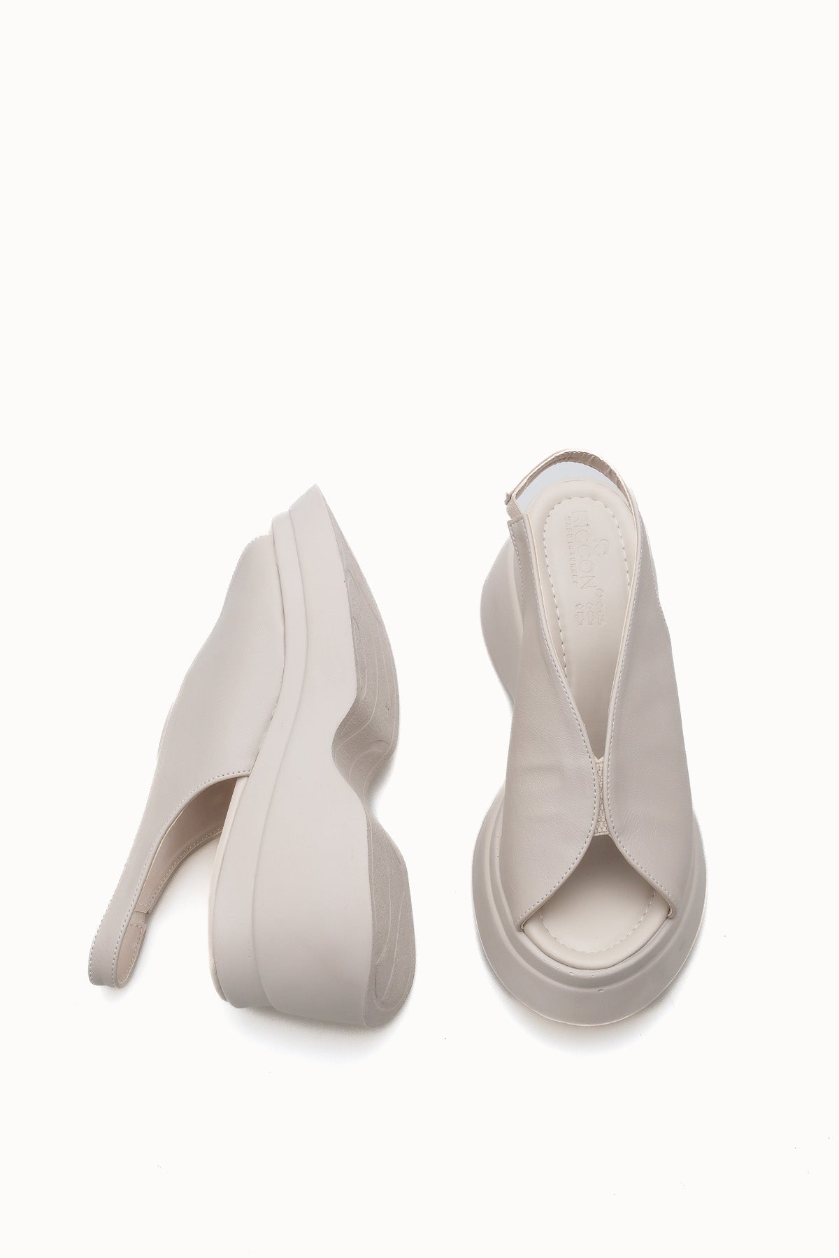 Riccon Kadın Sandalet 0012913 Bej