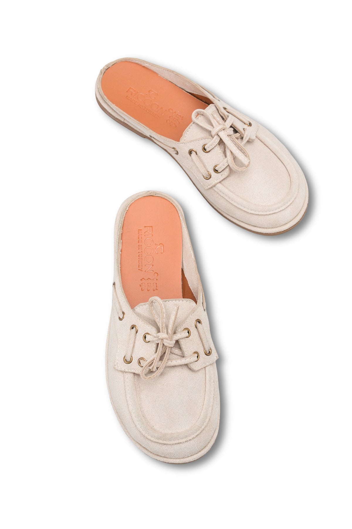 Riccon Kadın Terlik 001260 Bej Süet