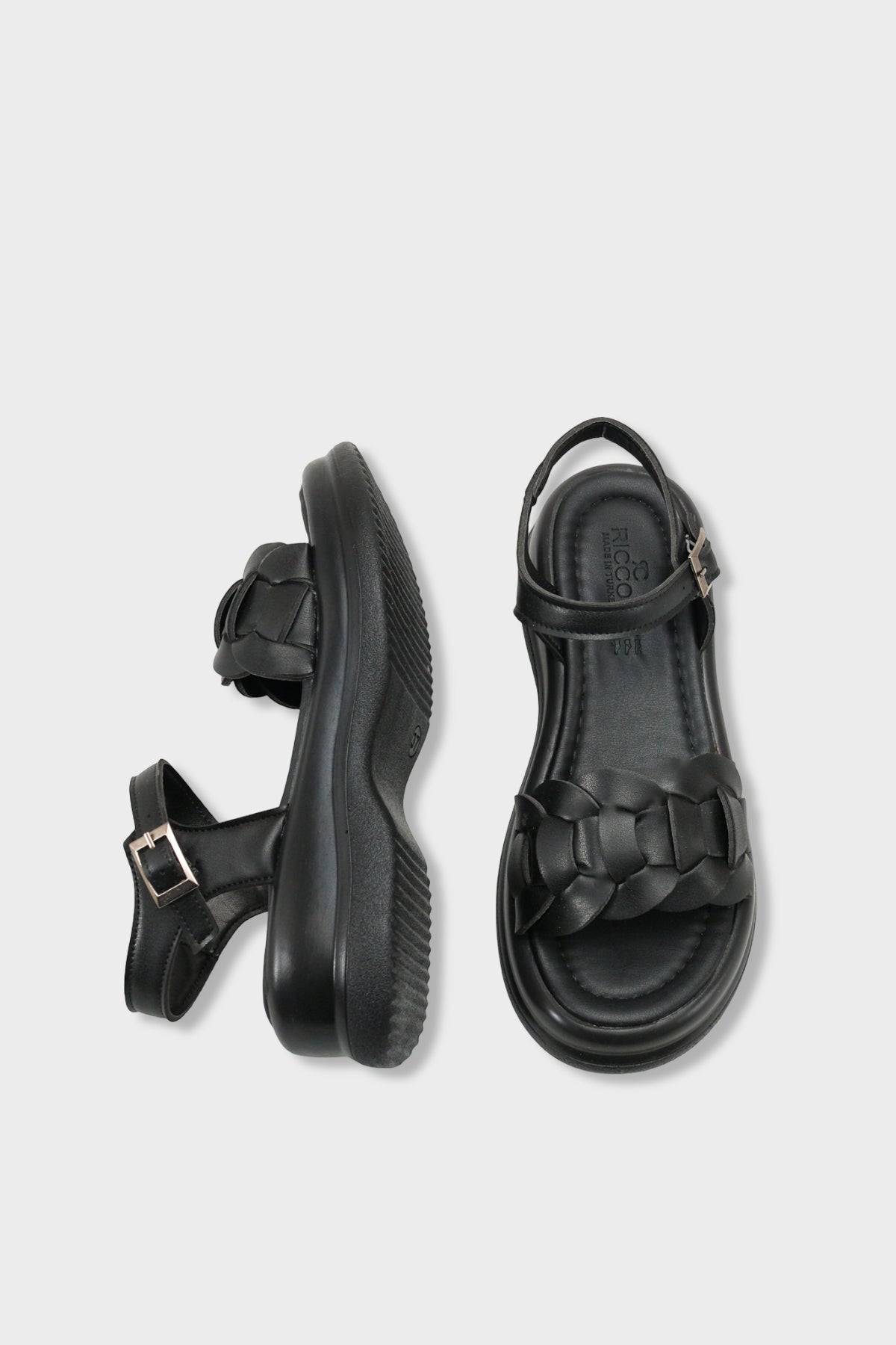 Riccon Kadın Sandalet 00121070 Siyah