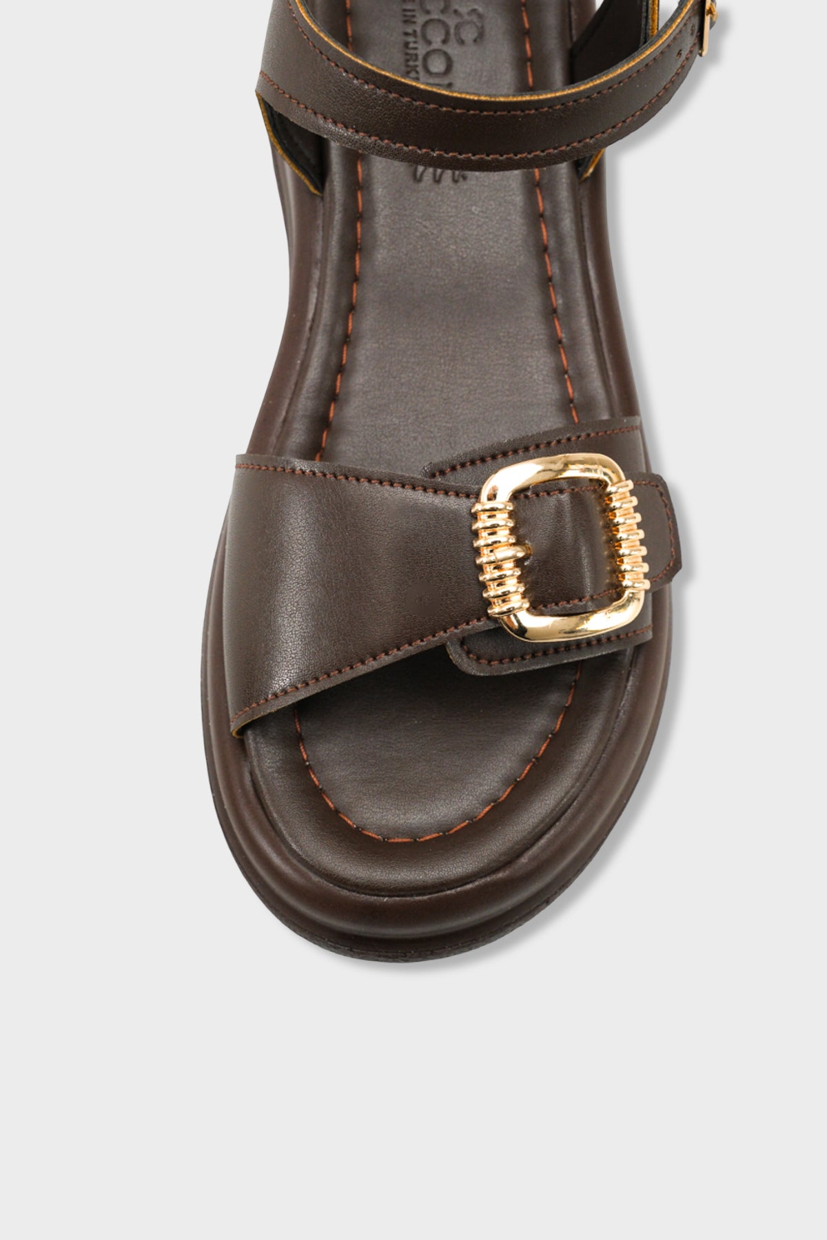 Riccon Kadın Sandalet 00121065 Kahverengi