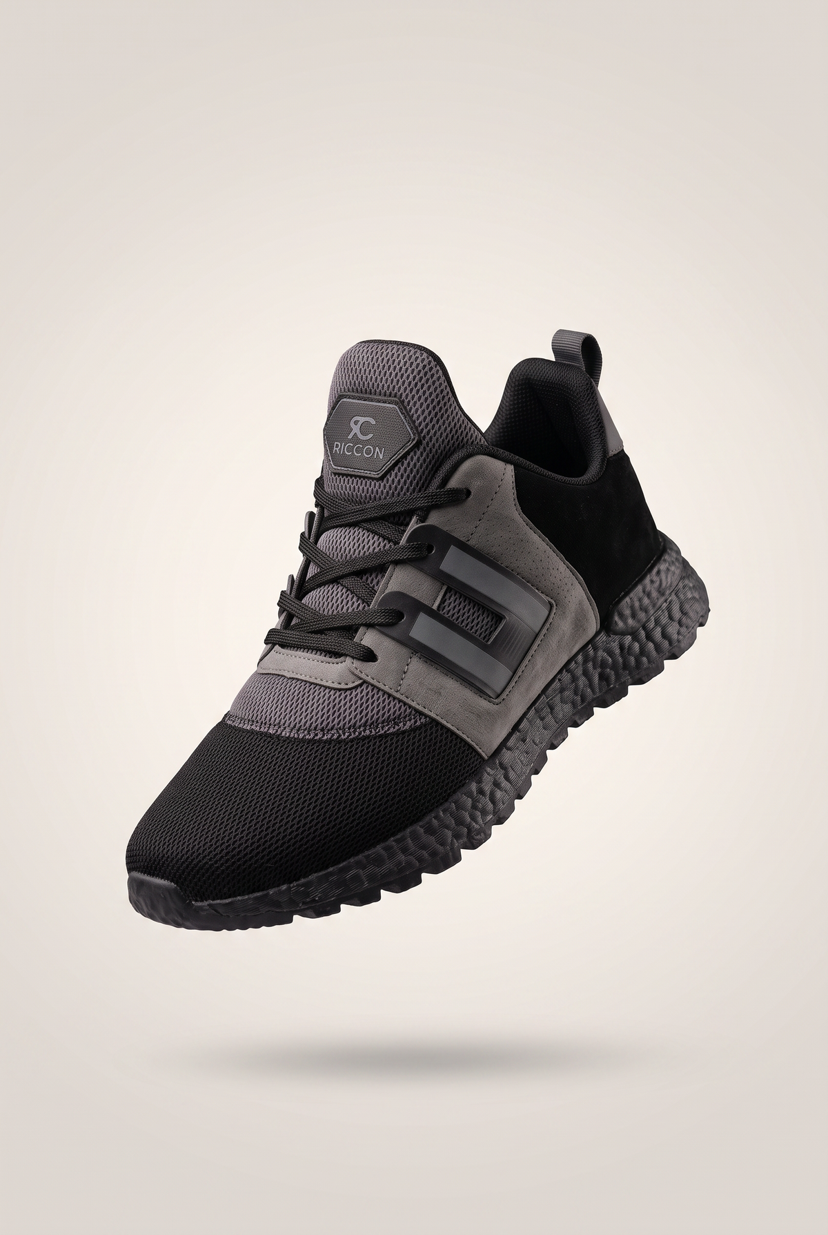 Riccon Caildaer Erkek Sneaker 0012083 Siyah Füme