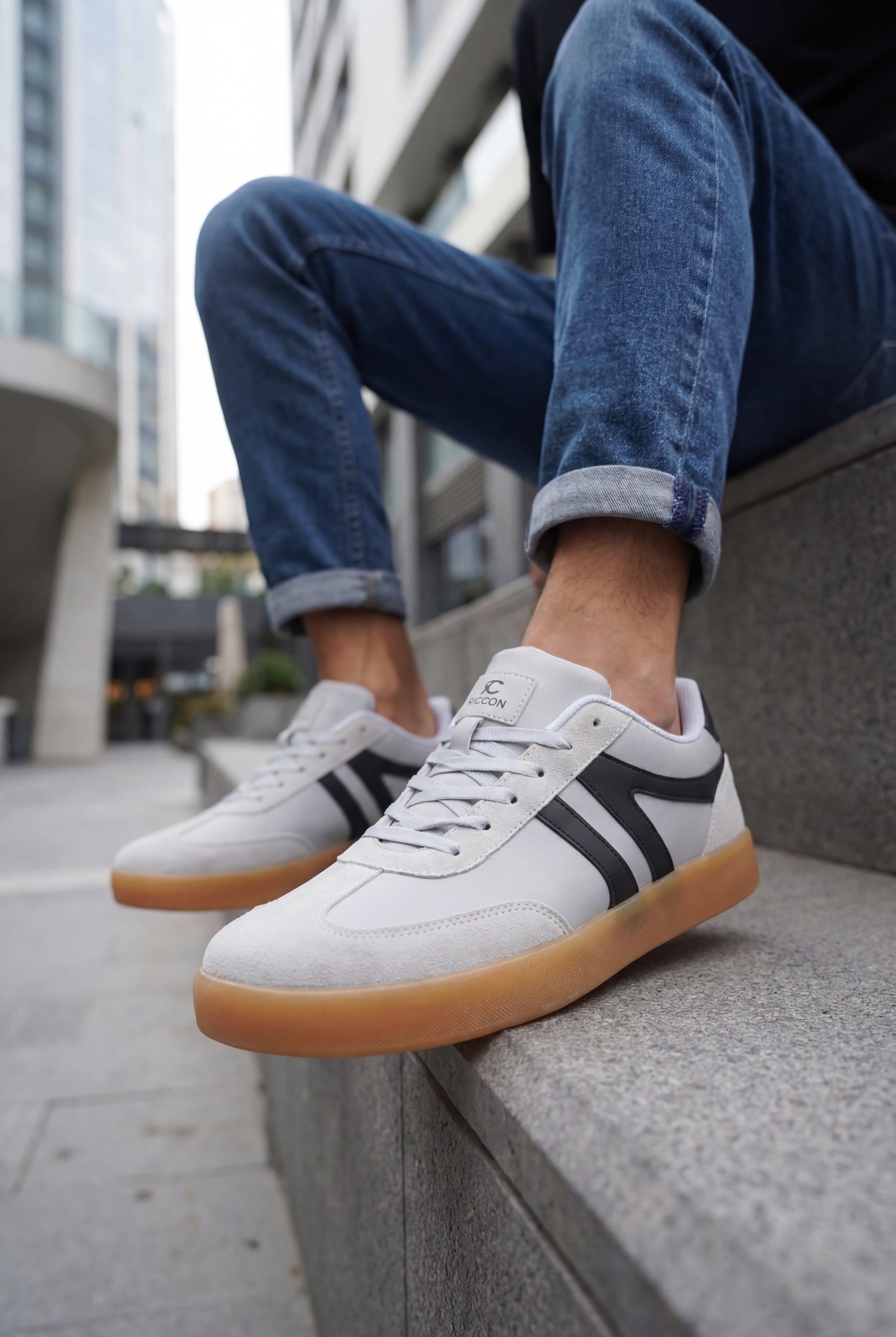 Riccon Unisex Sneaker 001245 Buz Siyah