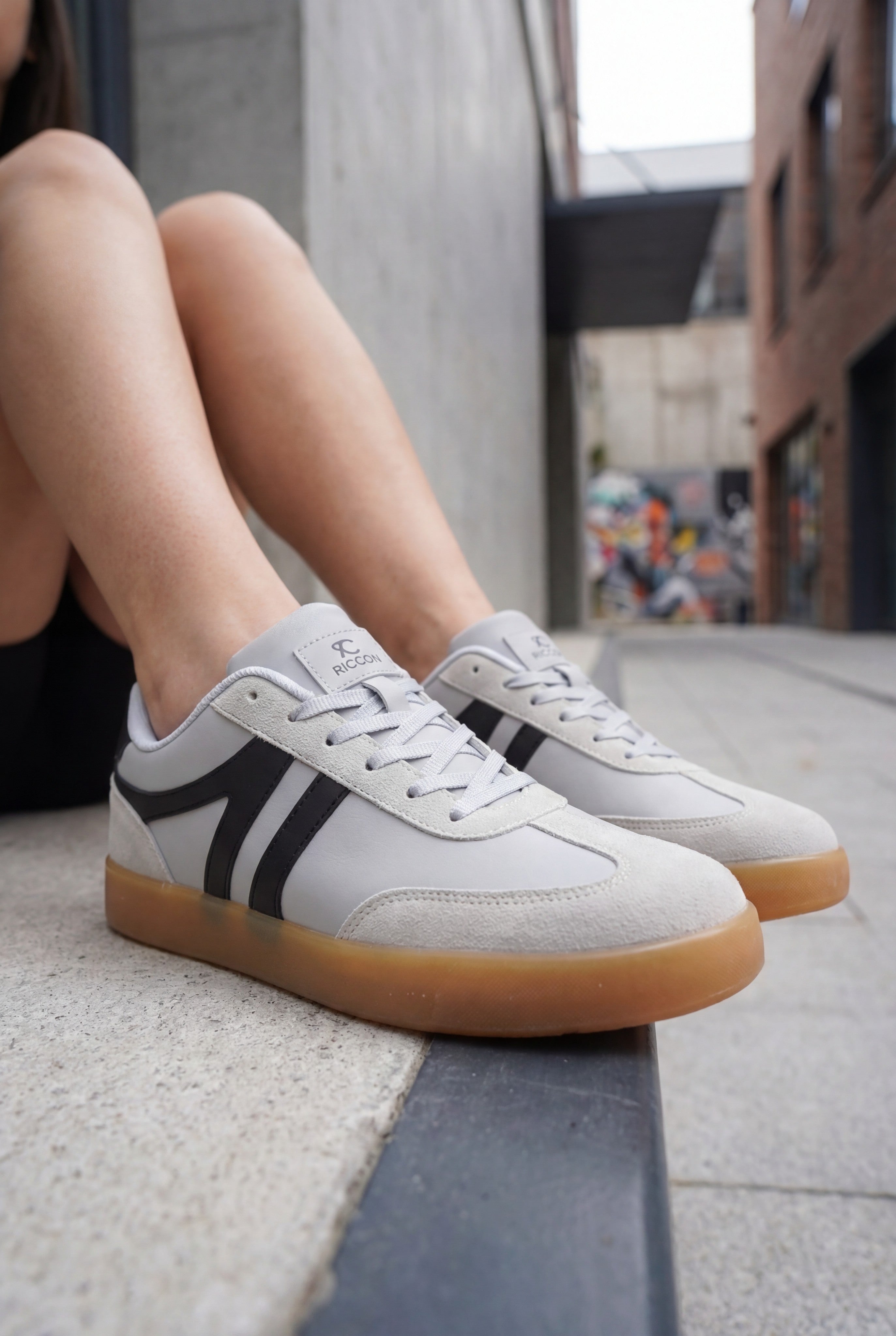 Riccon Unisex Sneaker 001245 Buz Siyah